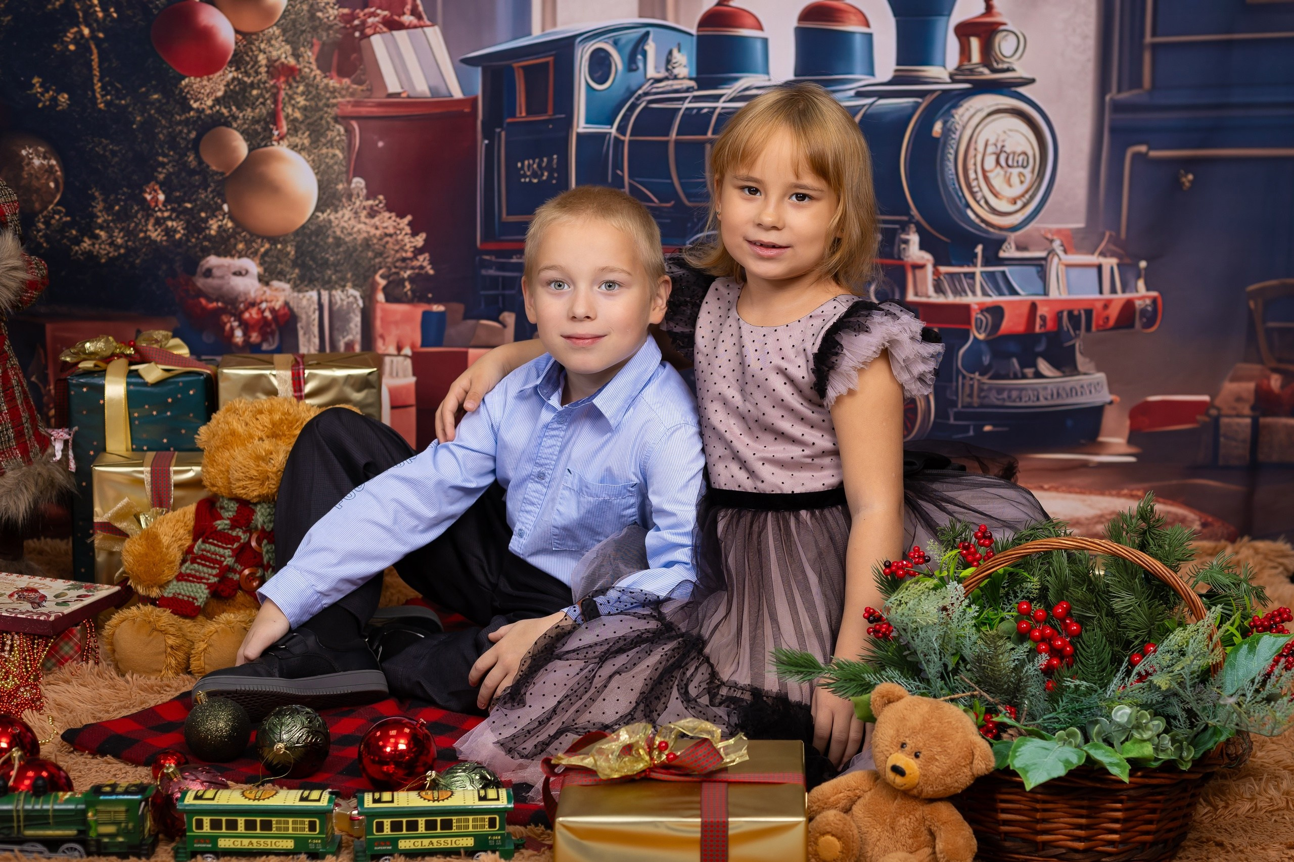 Новогодняя фотосессия 2025 г. Фотостудия «Олеся». Фотостудия в г. Верхняя Пышма