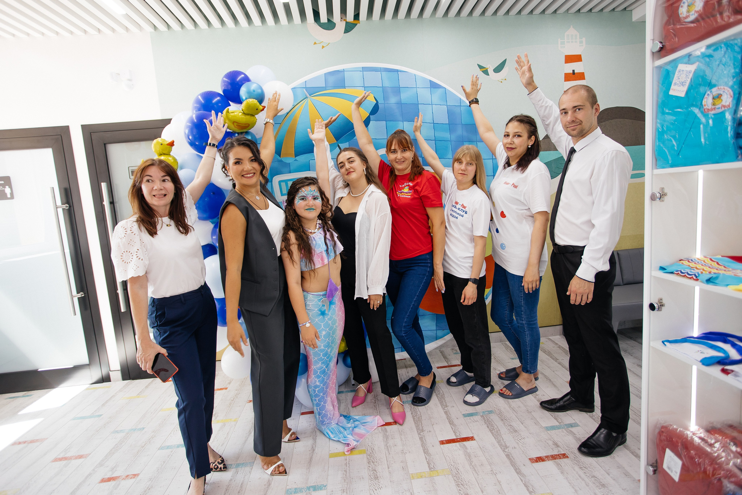 Открытие бассейна. Фотограф в Иркутске