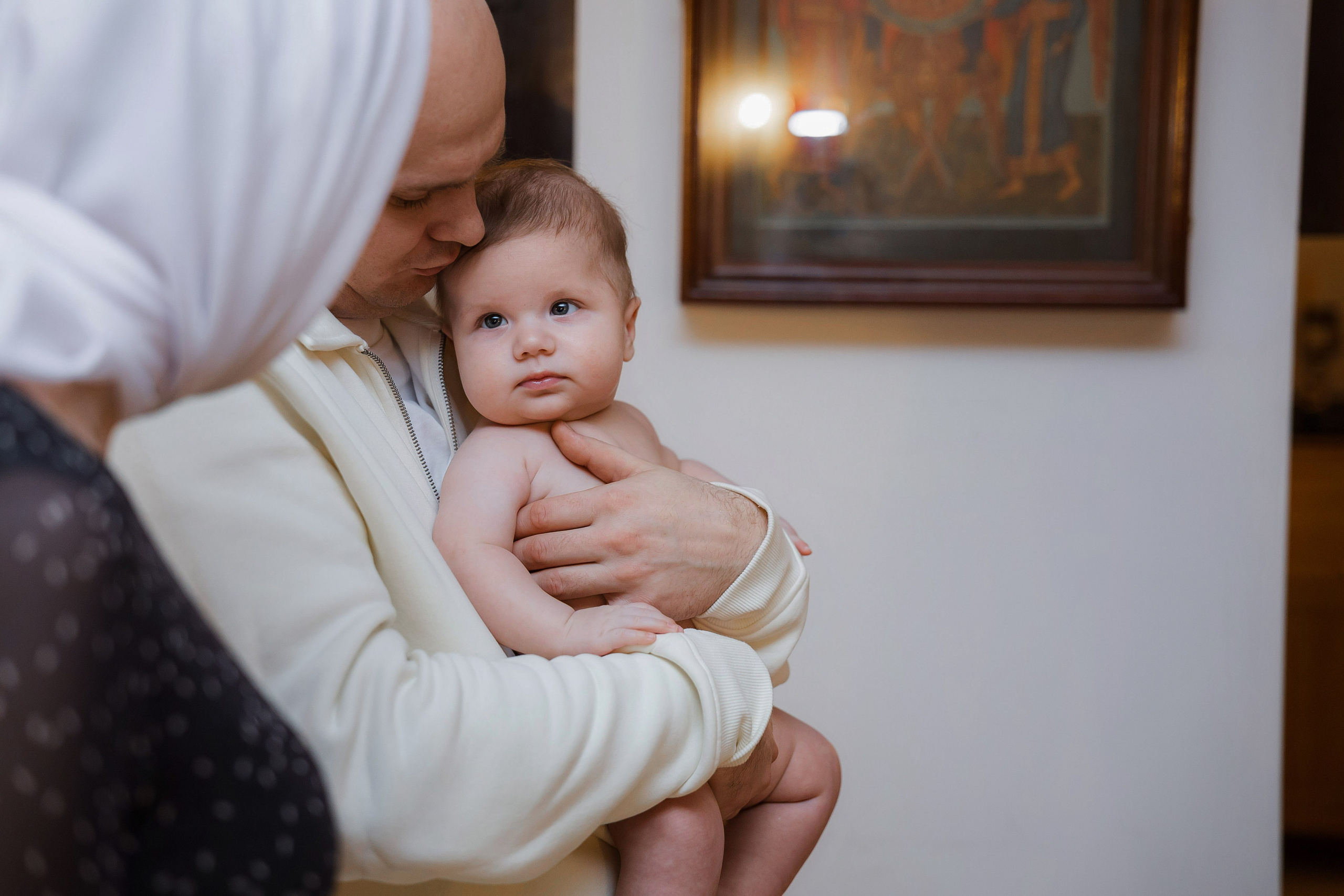 Крещение Андрея. Семейный и детский фотограф в Москве Александра Мак