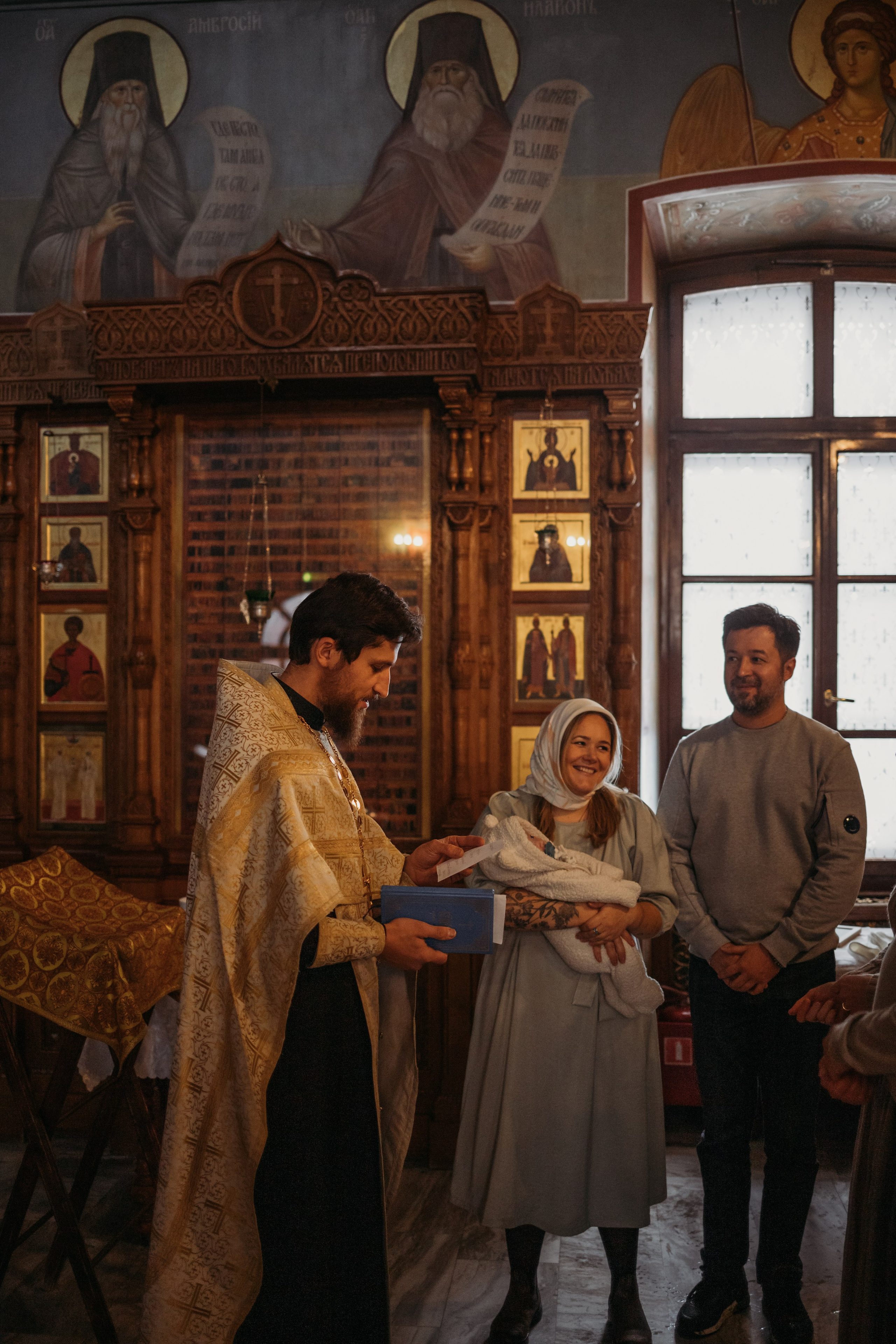 Крещение Тимофея. Семейный и детский фотограф в Москве Александра Нараевская