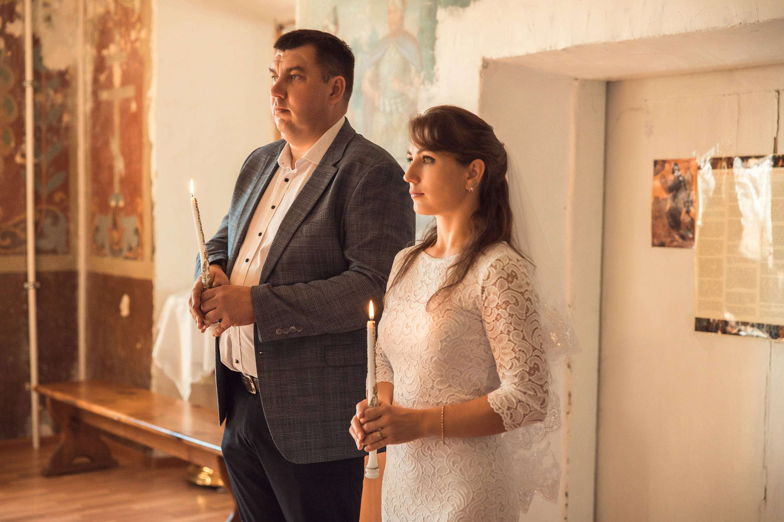 Анастасия и Сергей. Церковь Усекновения главы Иоанна Предтечи при Архиерейском доме. Семейный фотограф в Рязани и Рязанской области