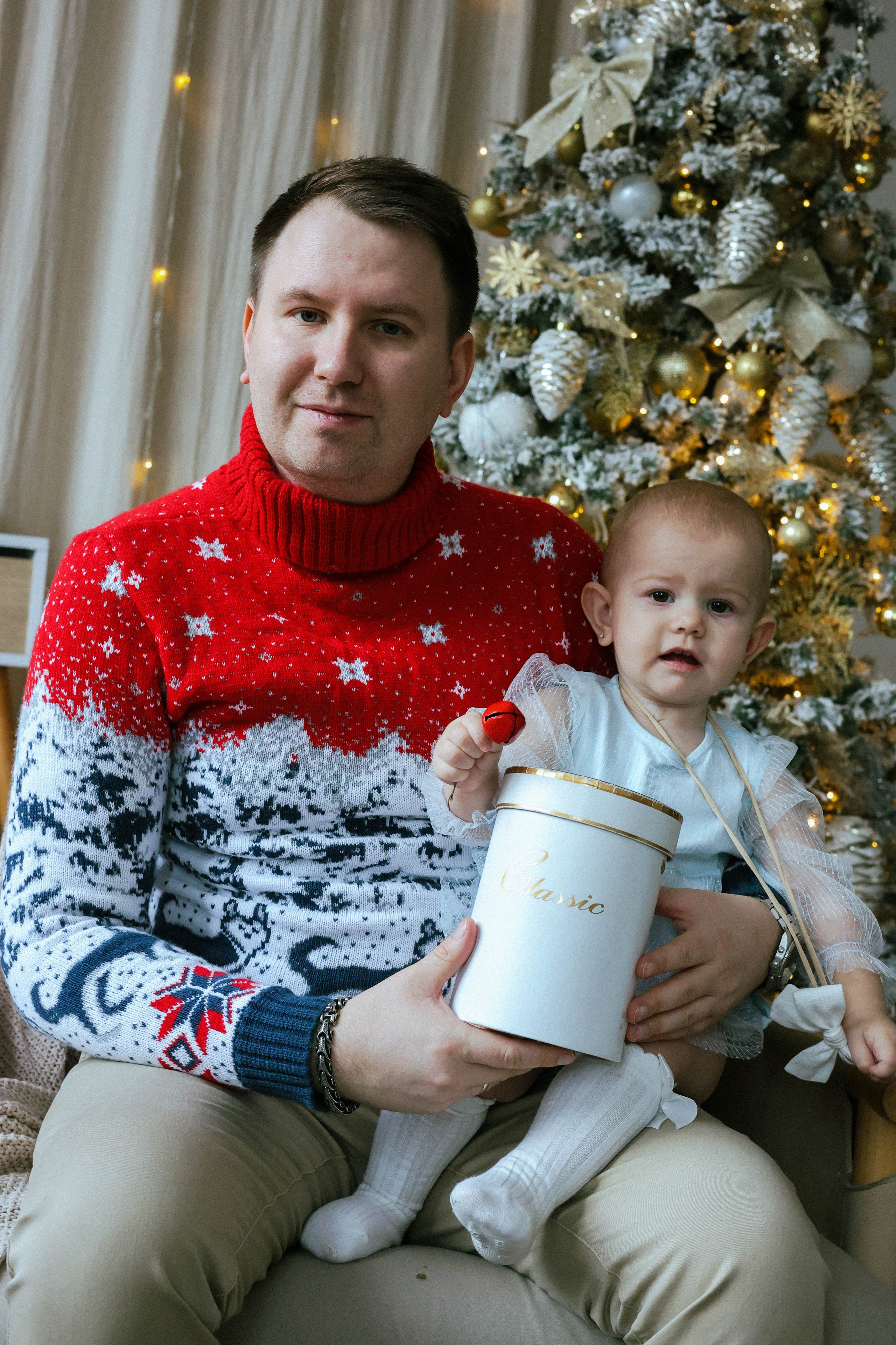 Новогодняя история «Ирина и ее семья». Фотограф в Москве Анастасия Калинина