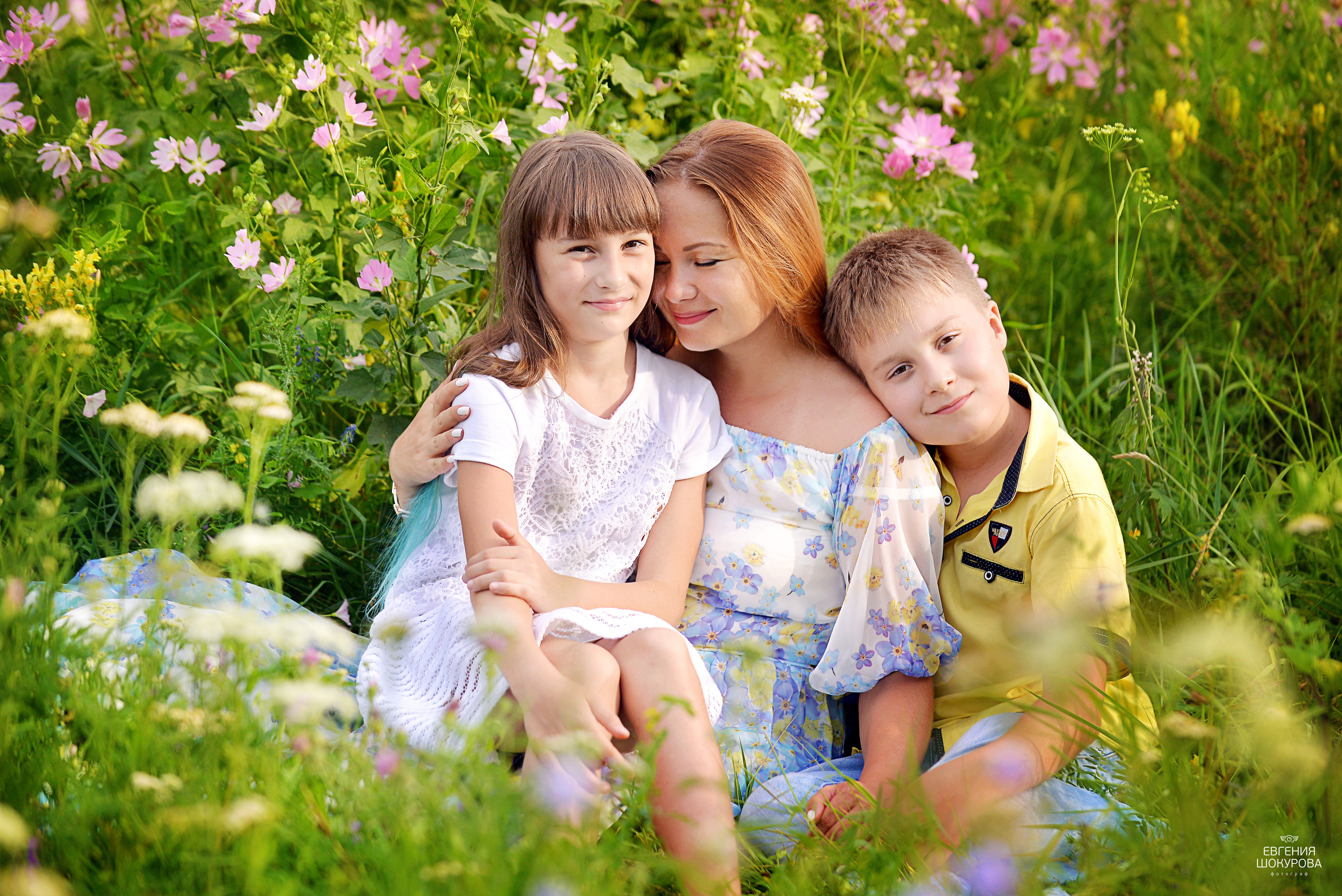 Ирина и дети. Евгения Усманова — семейный фотограф в городах Стерлитамак и Уфа