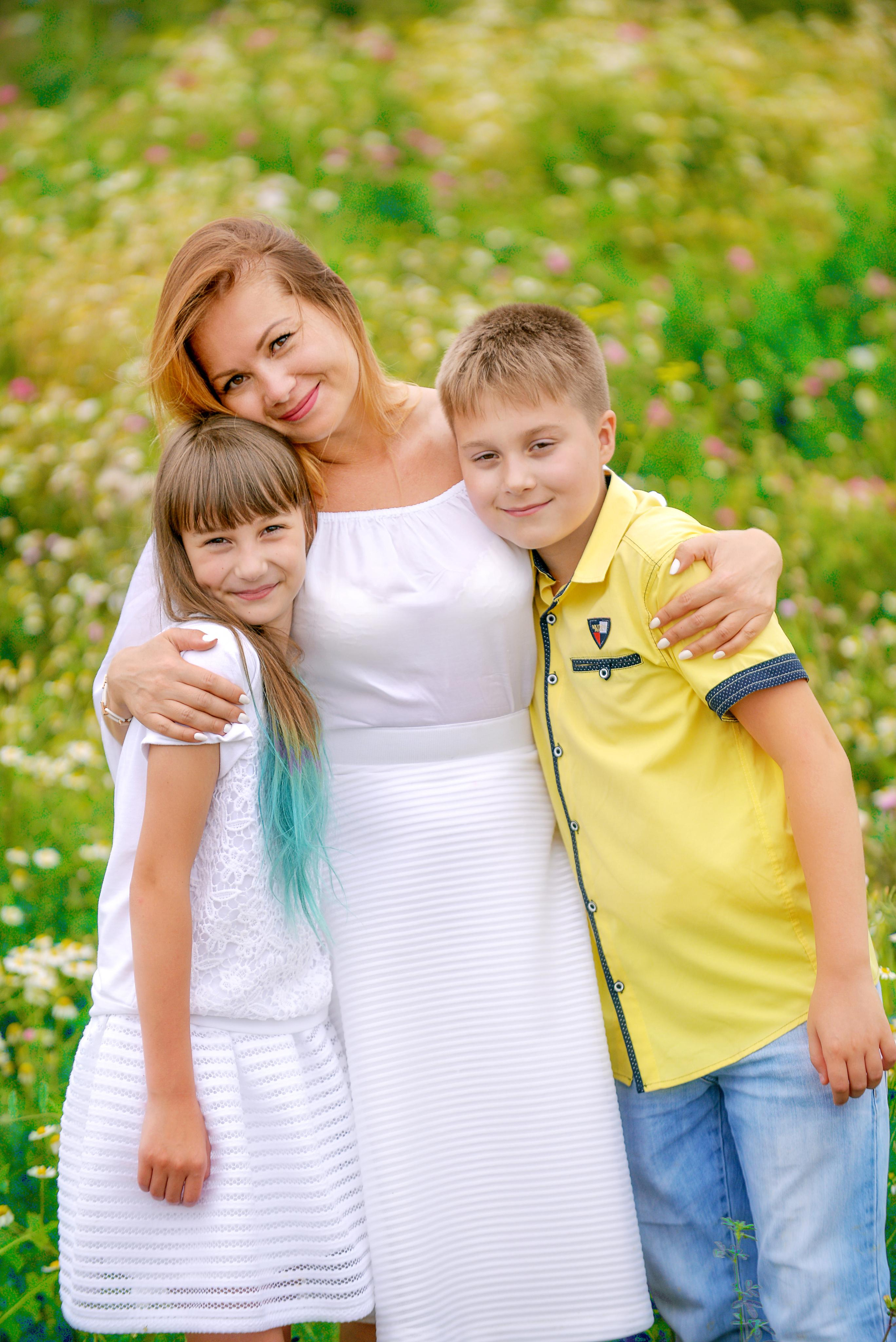 Ирина и дети. Евгения Усманова — семейный фотограф в городах Стерлитамак и Уфа