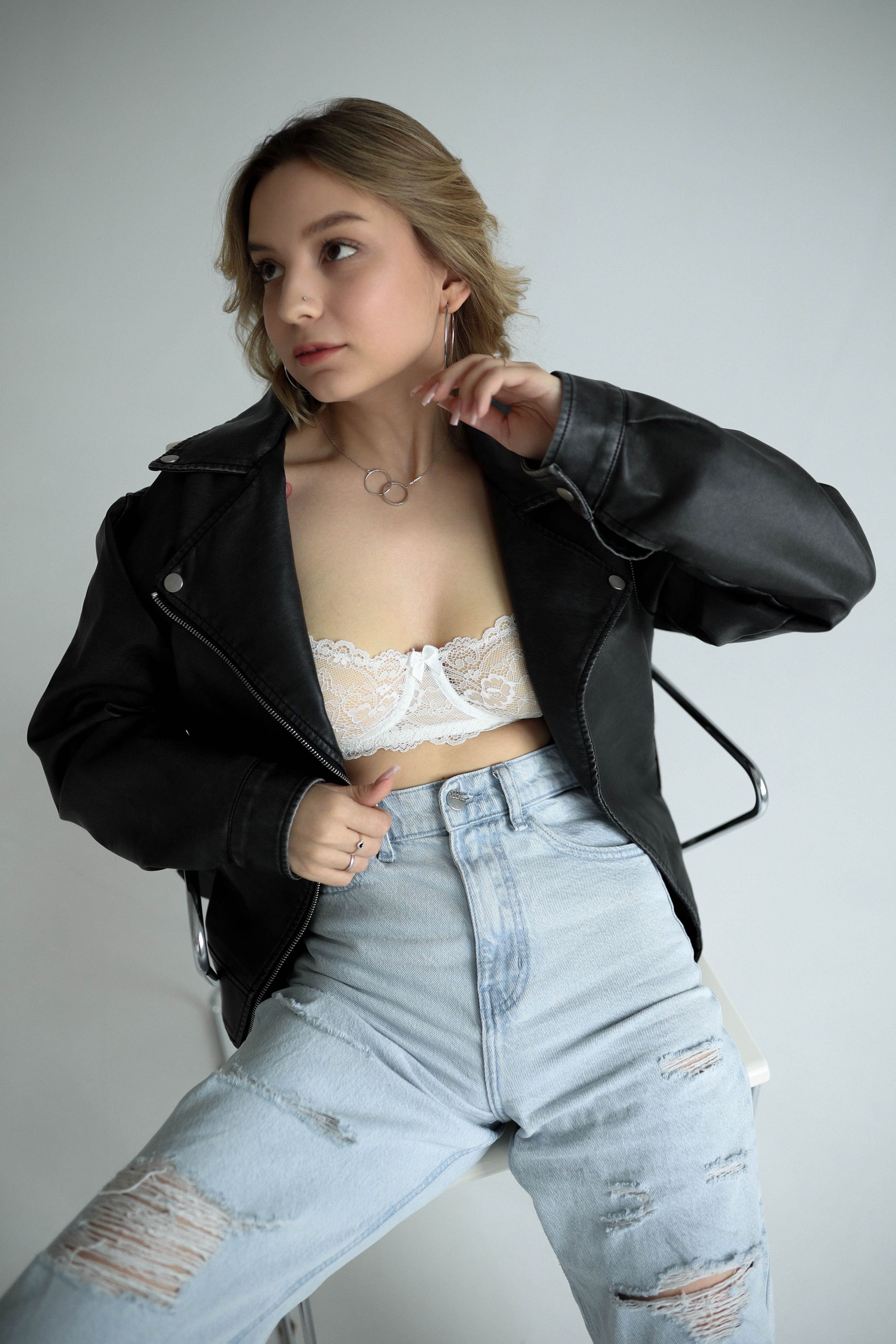 Фотосъемка для Юли в студии. Фотограф Самара Лена Мандарин