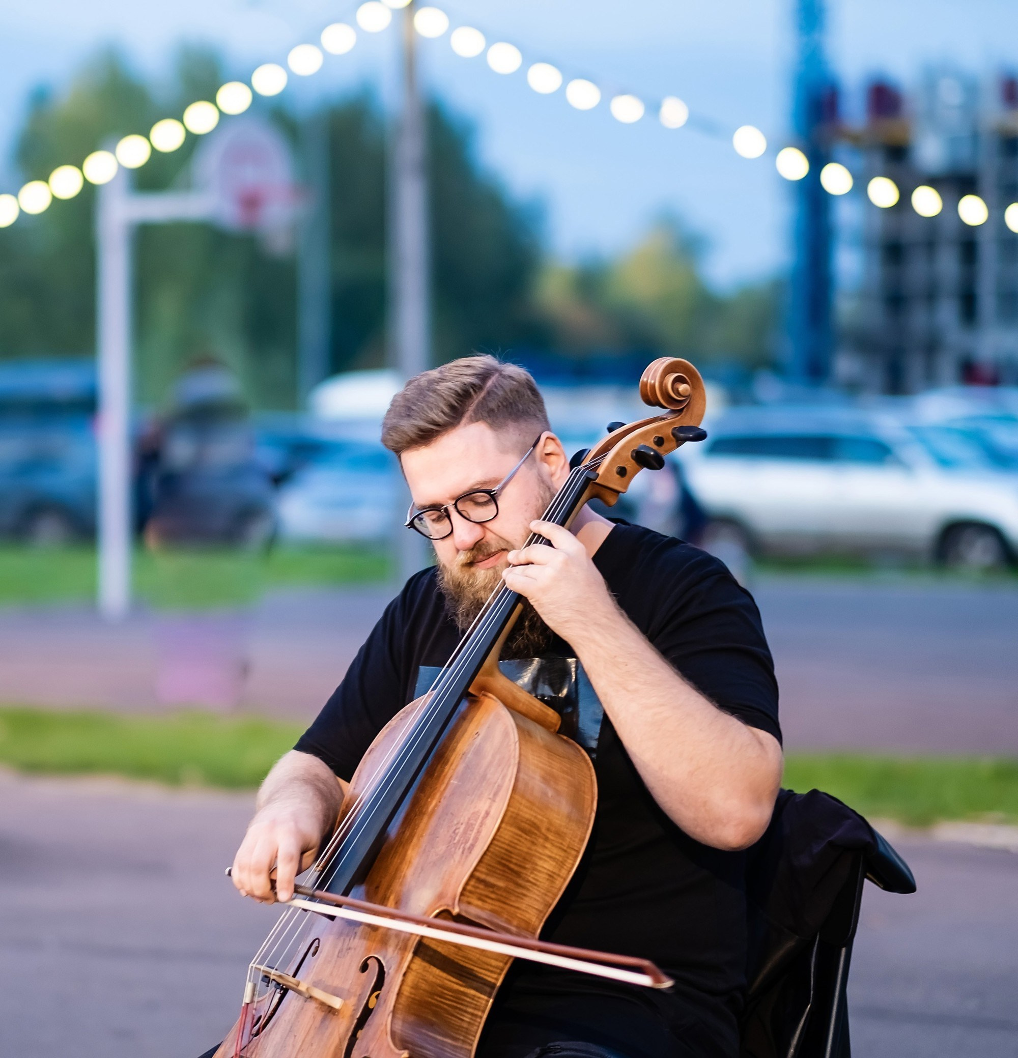 Уличный концерт группы Мel Band в Красноярске