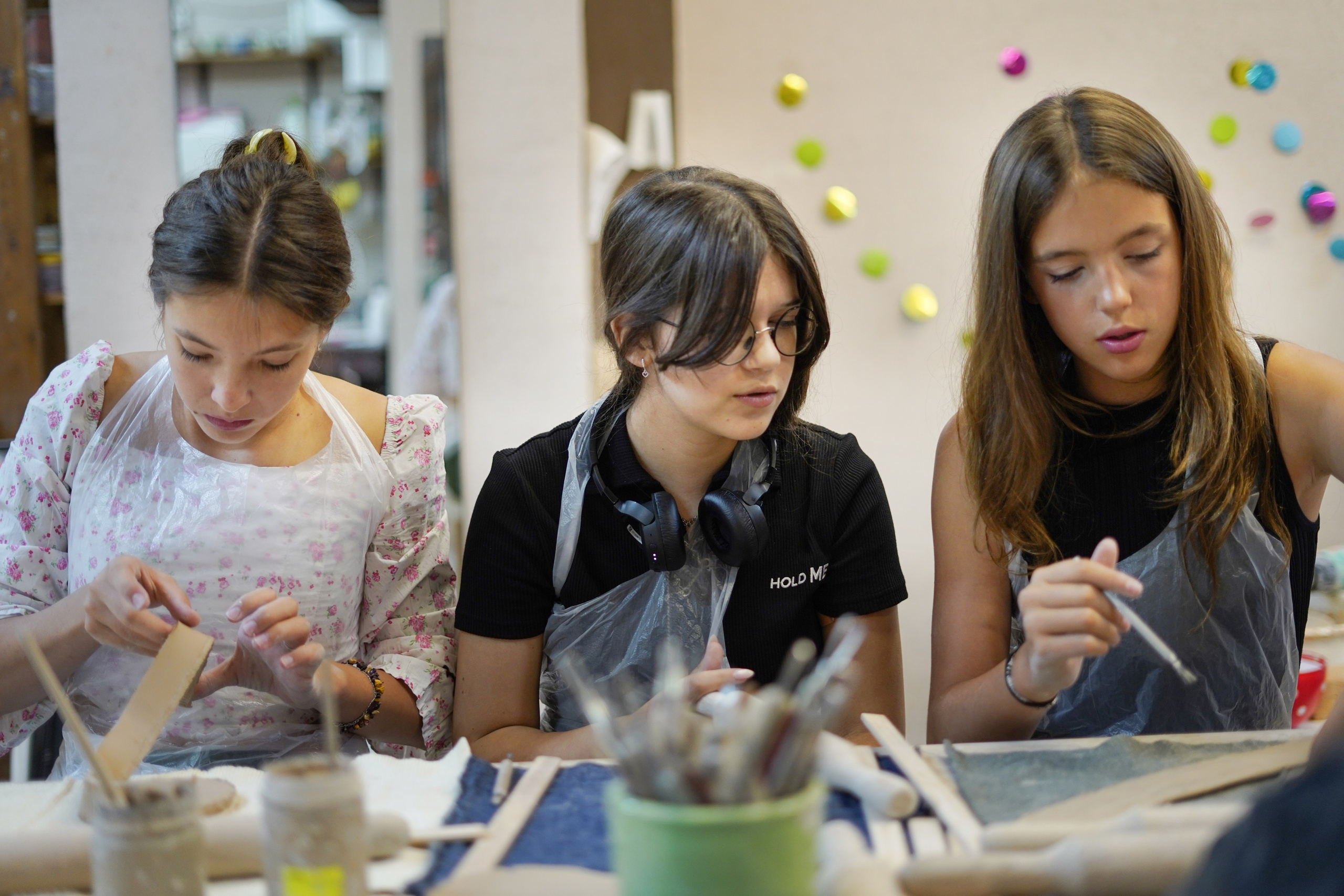 Сьемка в гончарной мастерской. Главная