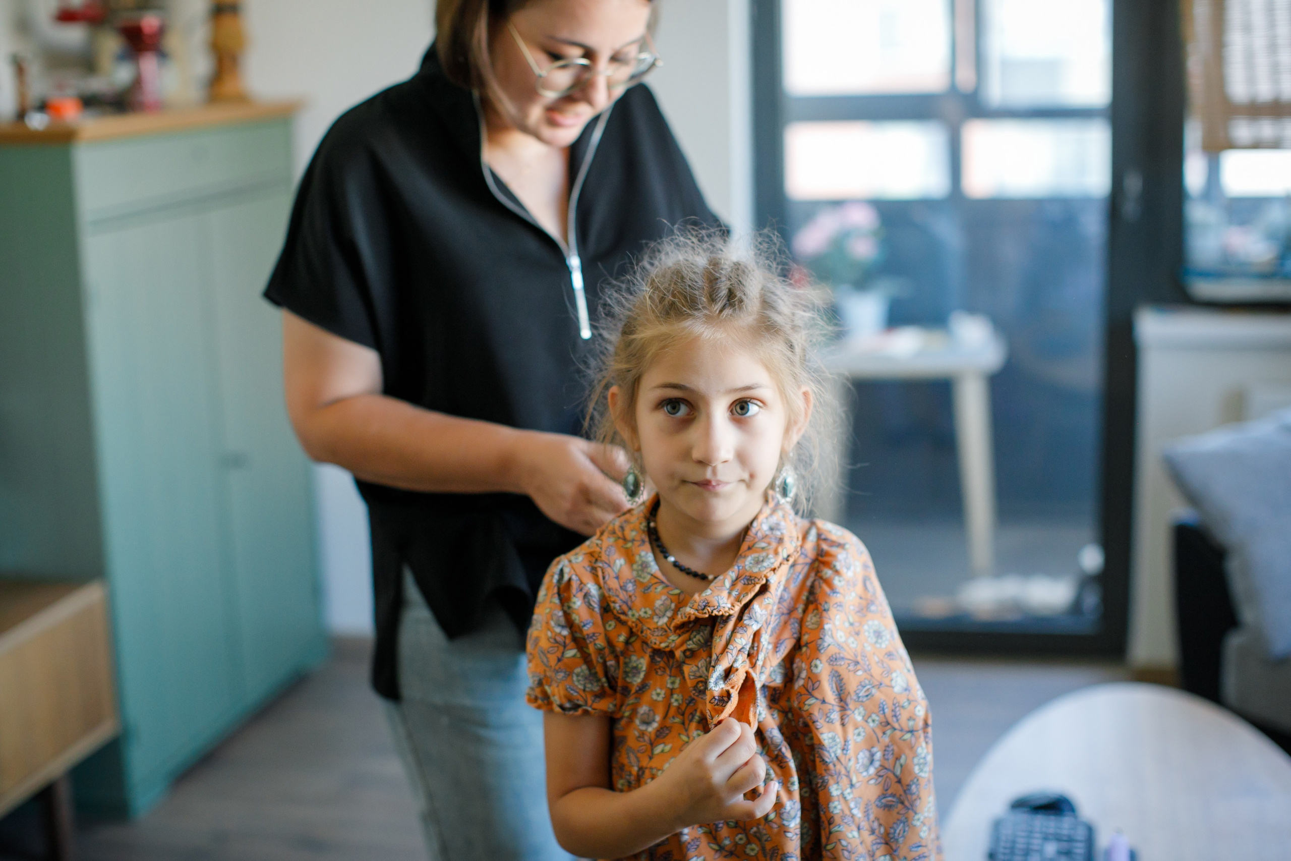 Первоклашка. Как Нюсю в школу провожали. Школьные альбомы, Семейные съемки, Портреты, Фотограф Елена Кузнецова