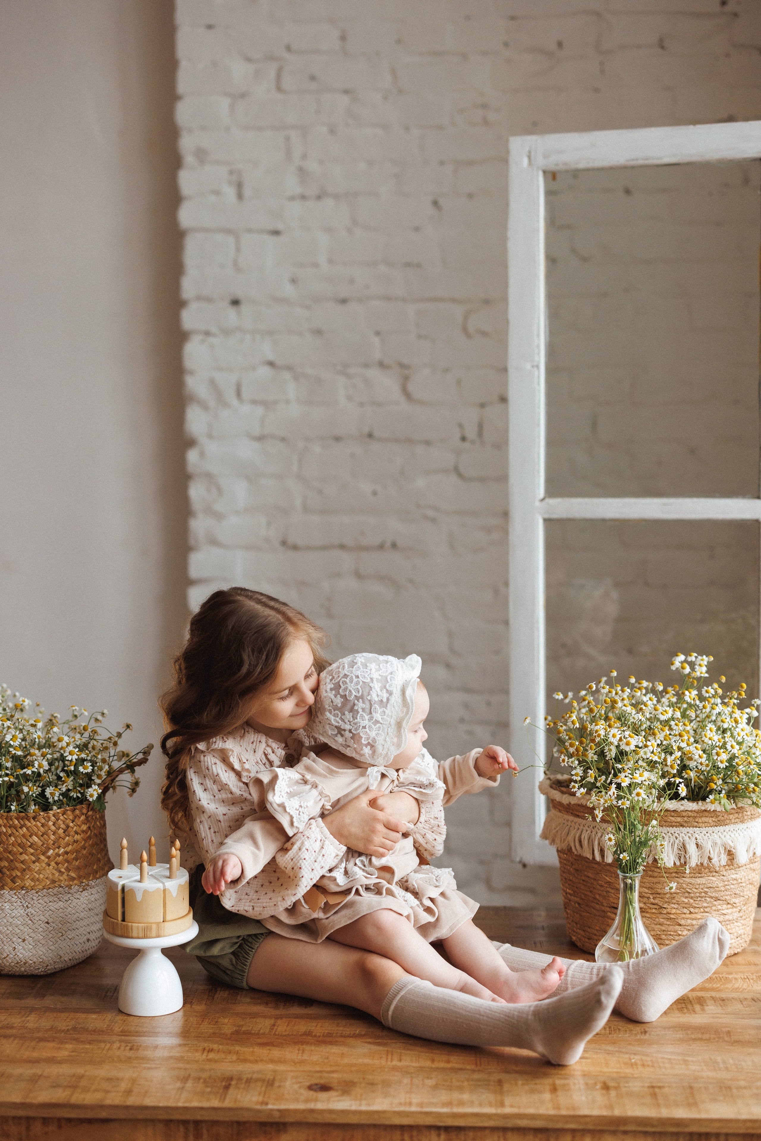 Фотосессия с Ромашками в фотостудии Space JOBS, город Краснодар. Семейный и детский фотограф в Краснодаре Анна Трашкова