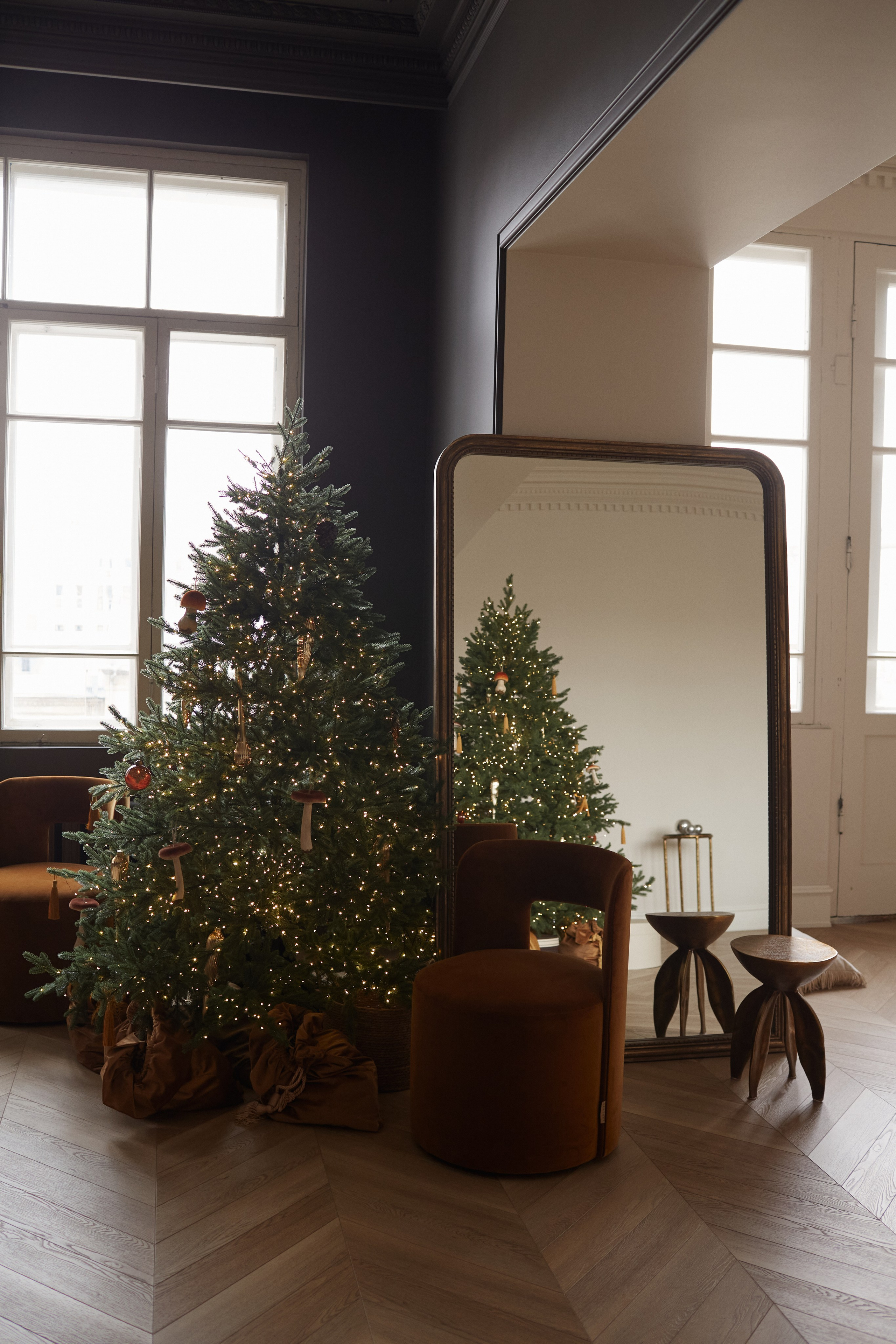 Новогодний интерьер фотостудии «Париж», город Краснодар. Семейный и детский фотограф в Краснодаре Анна Трашкова