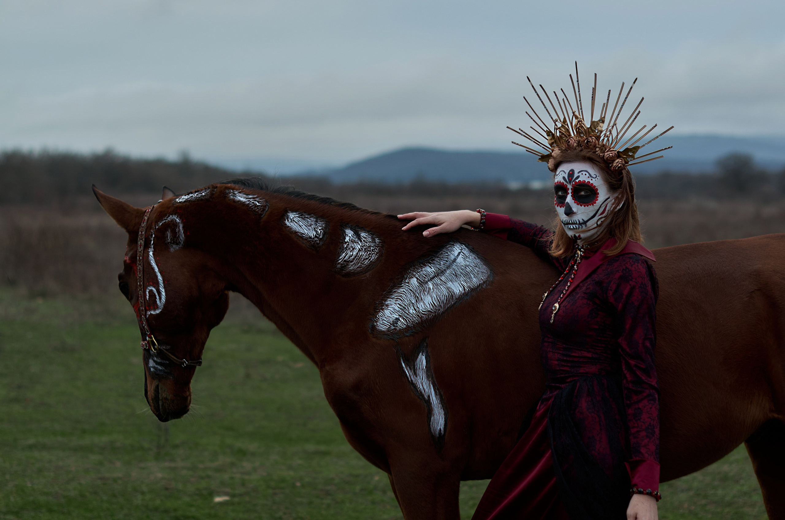 Фотосессия в стиле праздника El Día de Muertos. Фотограф в Севастополе