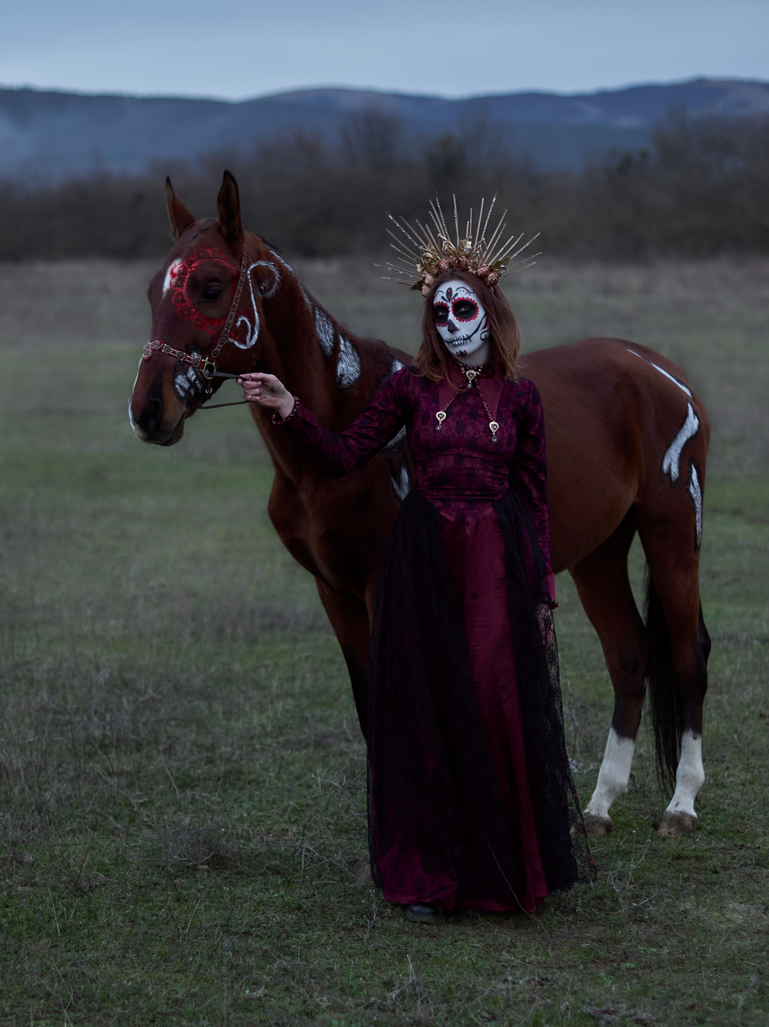 Фотосессия в стиле праздника El Día de Muertos. Фотограф в Севастополе