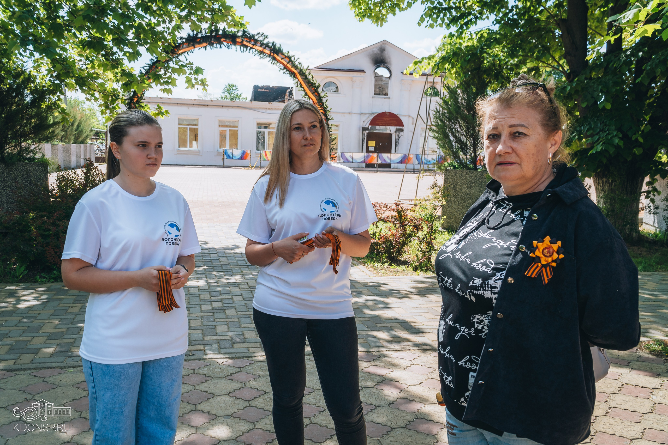 «Георгиевская ленточка». Новотитаровский Дом культуры