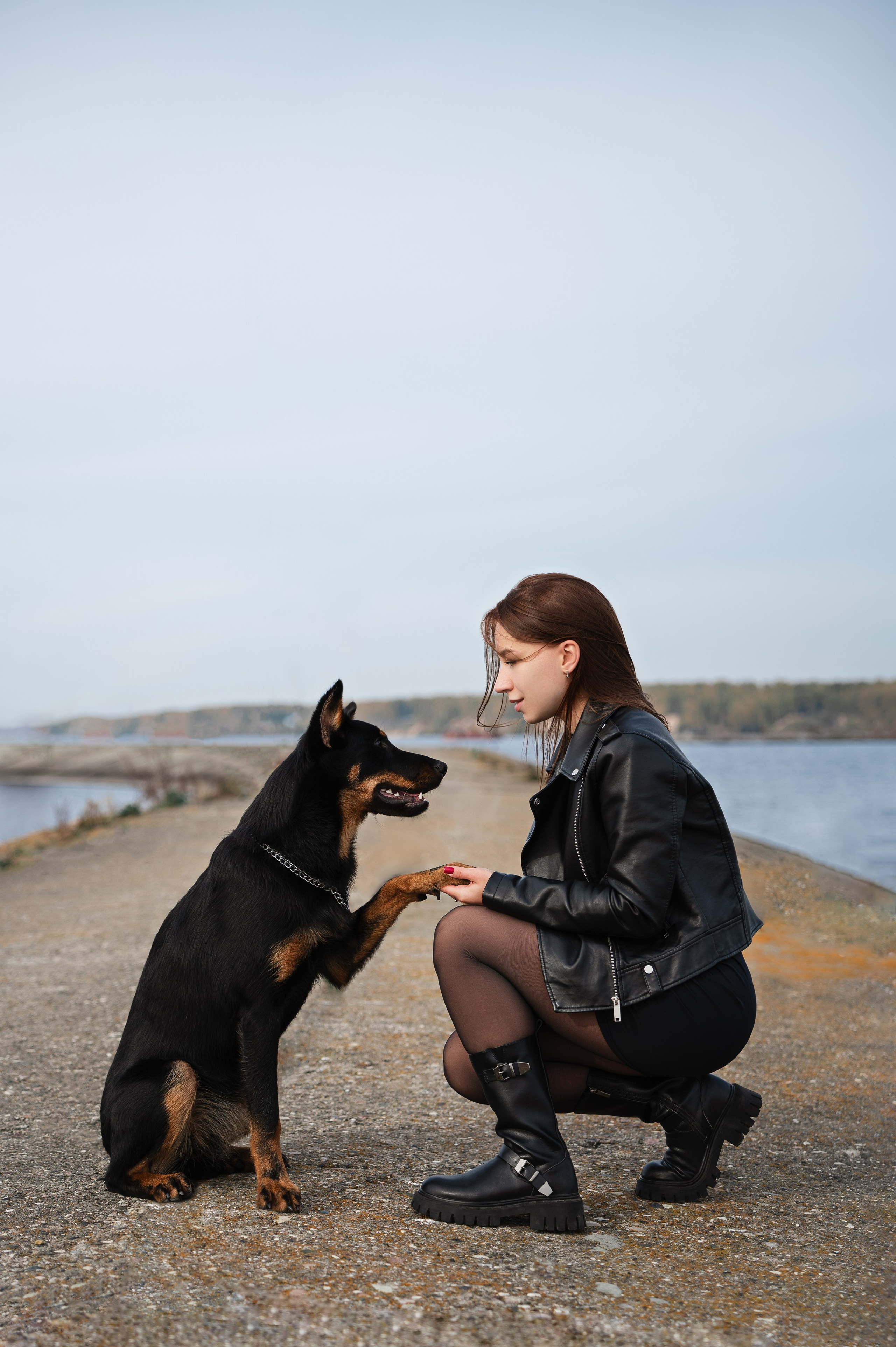Юля и Альба (уличная). Фотограф Нижний Новгород Арина Козлова