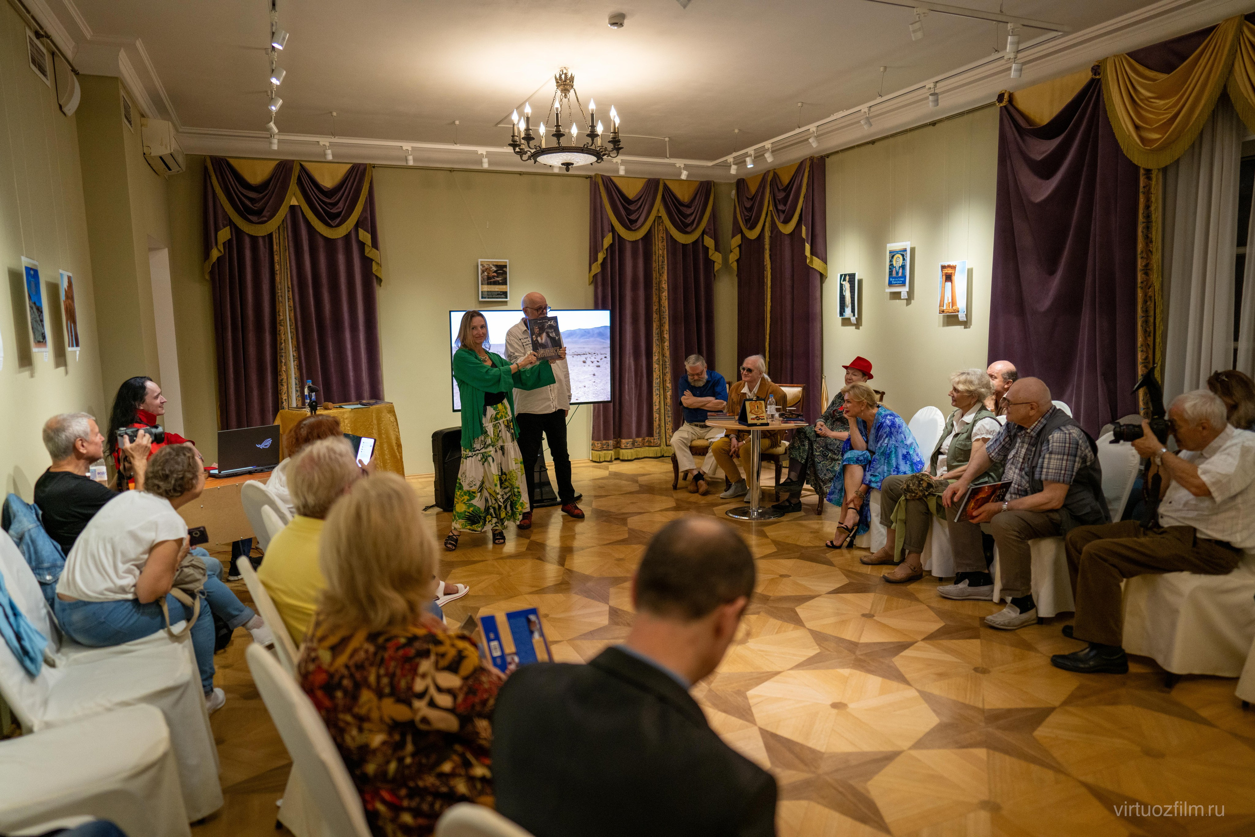 Встреча с писателем и путешественником Андрэ Ролланом