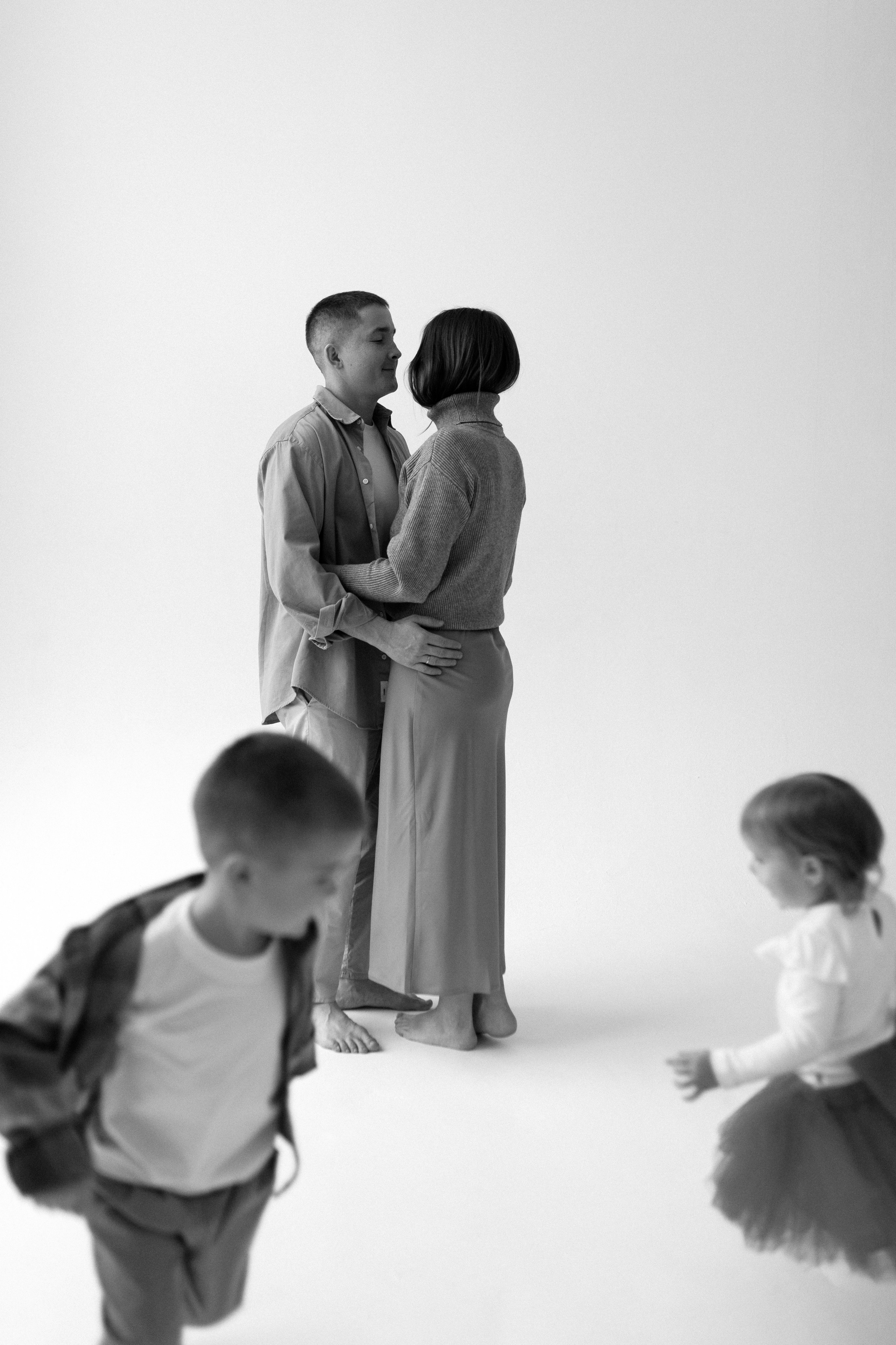 Сергей, Александра, Рита и Миша. Новогоднее. Настя Оленченко, портретный/семейный фотограф на цифру и плёнку Москва