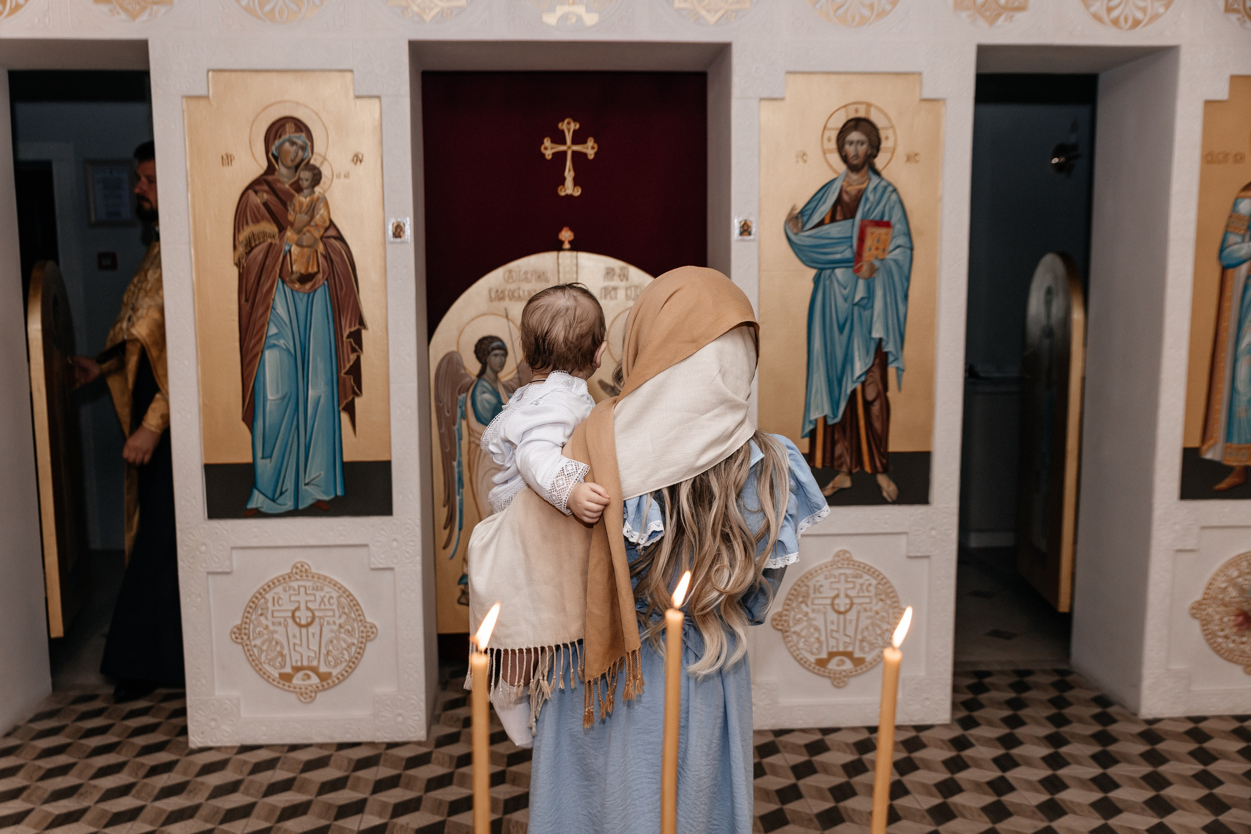 Крещение Влада. Семейный фотограф Минск Усова Ольга