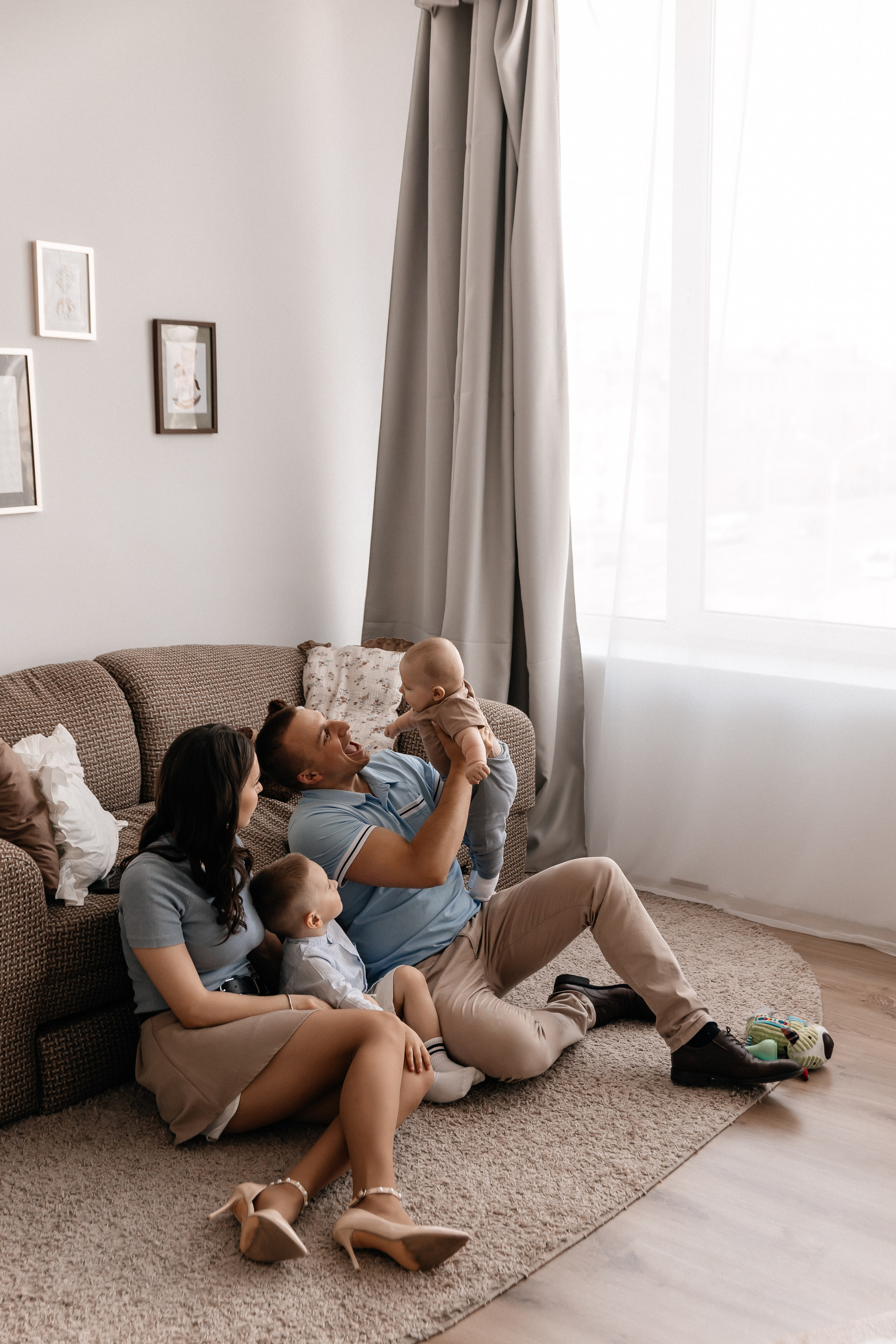 Павел, Кристина, Святослав, Елисей. Семейный фотограф Минск Усова Ольга