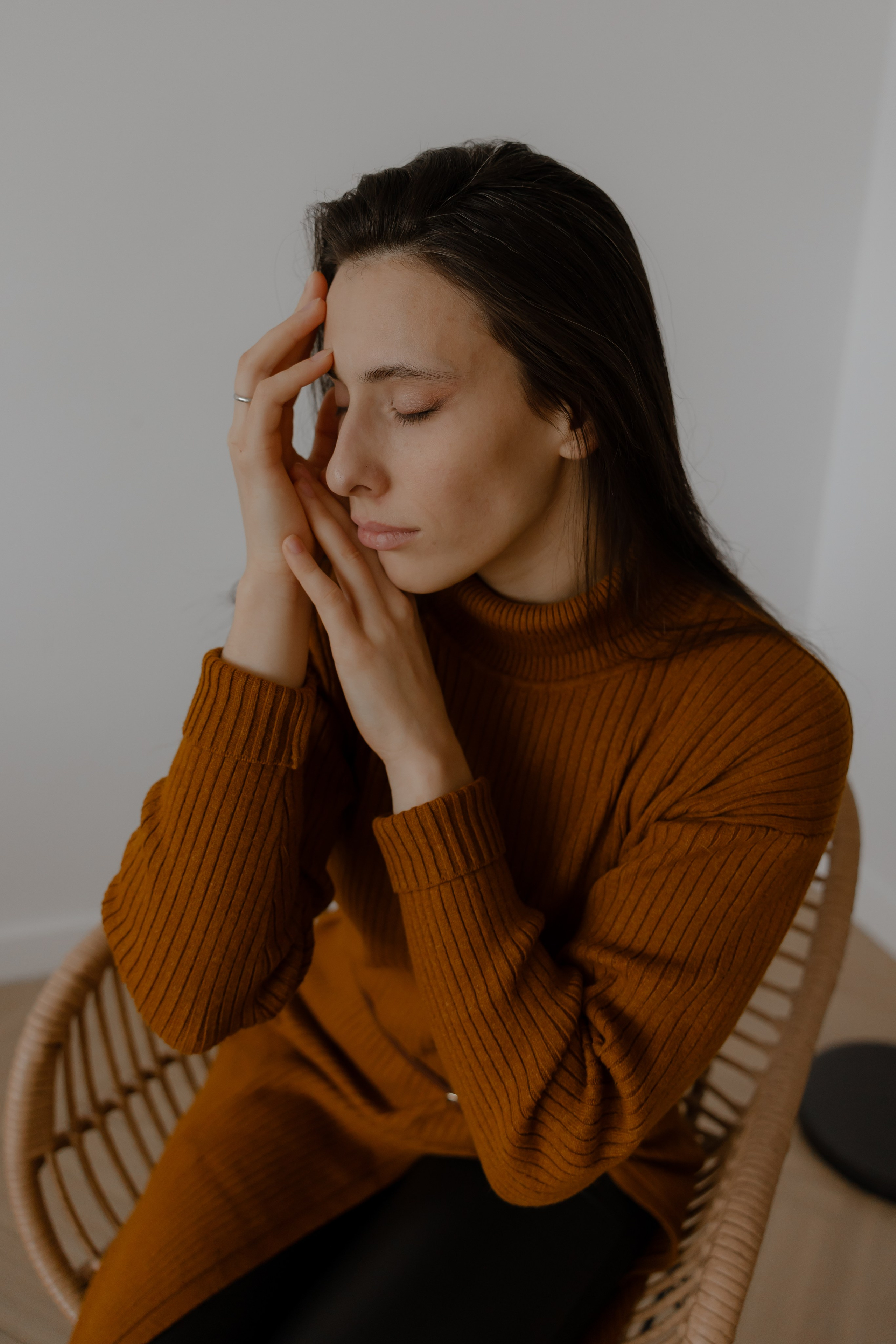 Женский портрет в студии. Фотограф в Новосибирске Екатерина Васильева