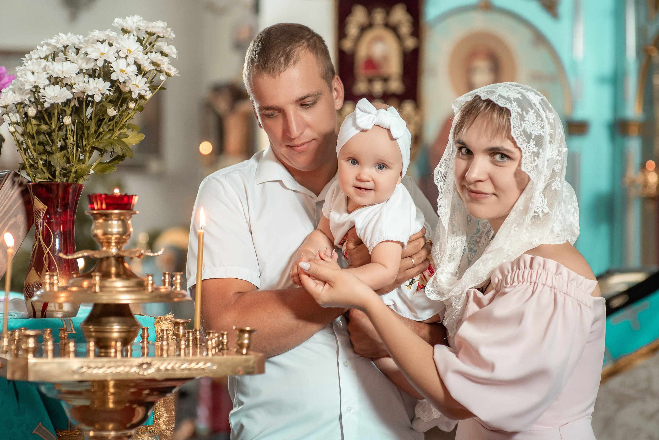 Крещение Лиза. Семейный и детский фотограф Наталья Горда