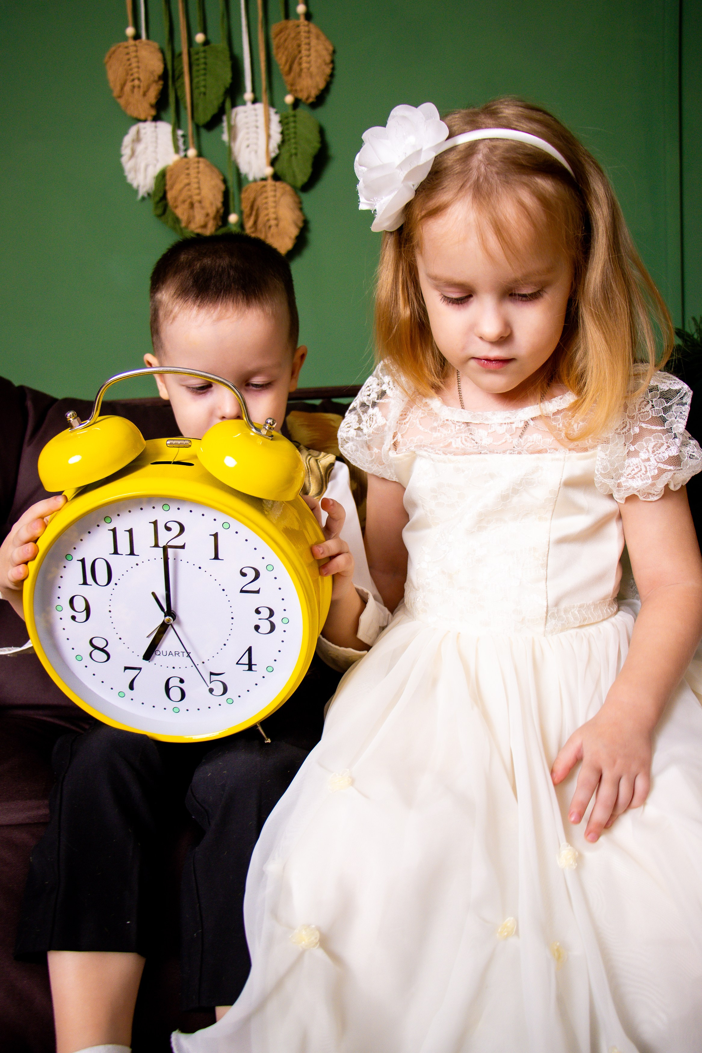 Семейная съемка с мимозой. Фотограф Татьяна Матрос