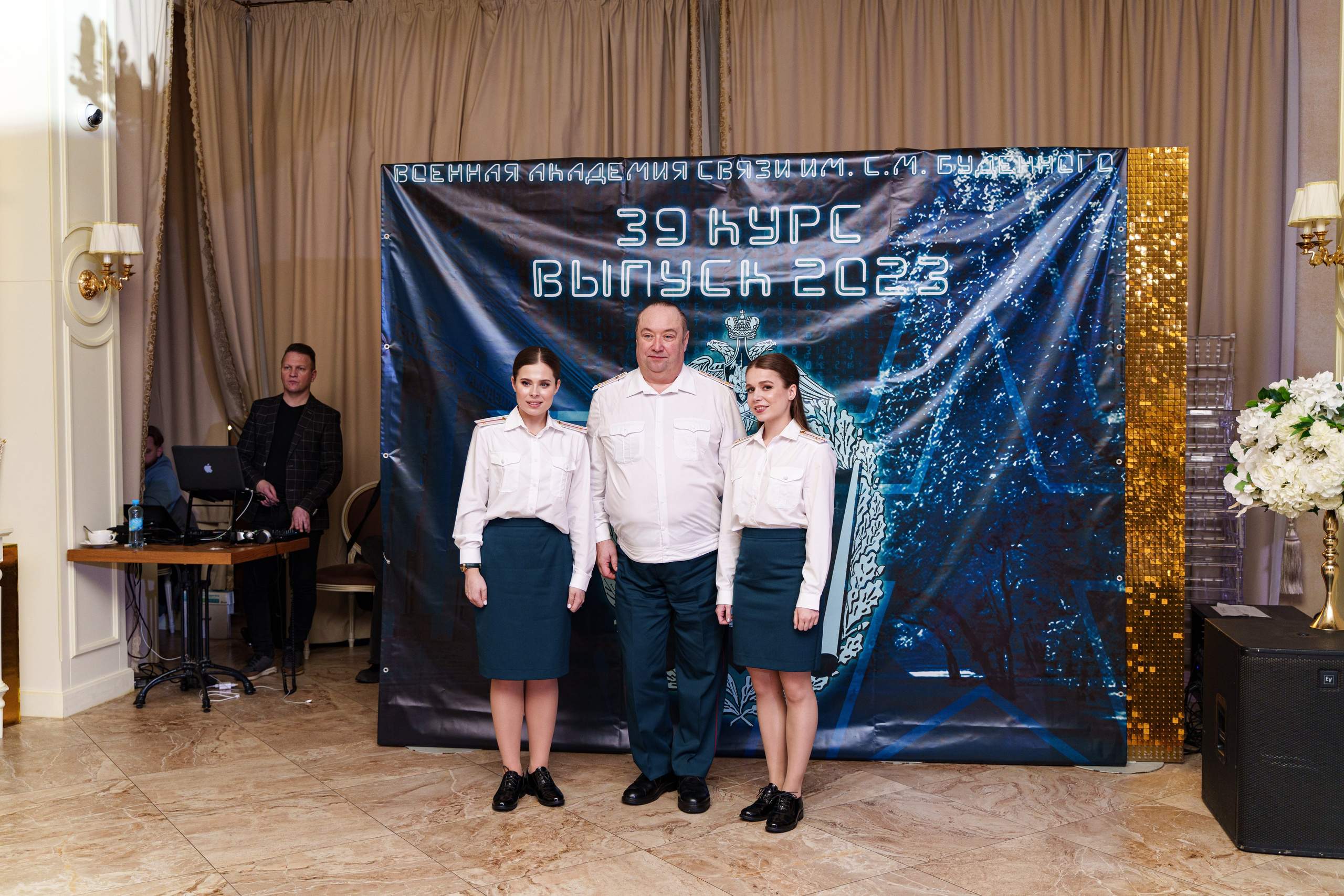 Фотосъемка выпуска военной академии и вручение дипломов