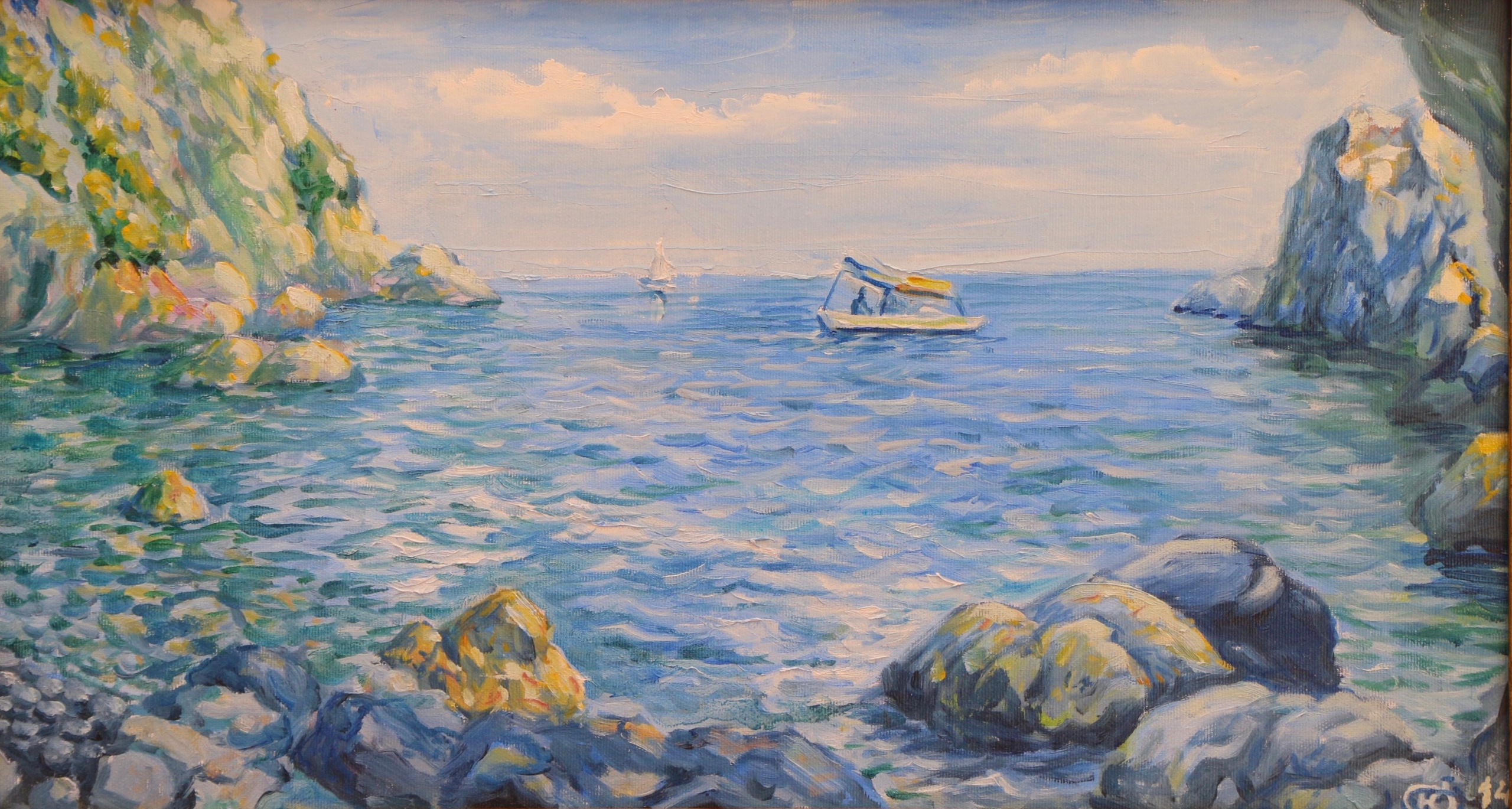 Морские пейзажи. Продажа картин маслом на холсте в г. Ялта