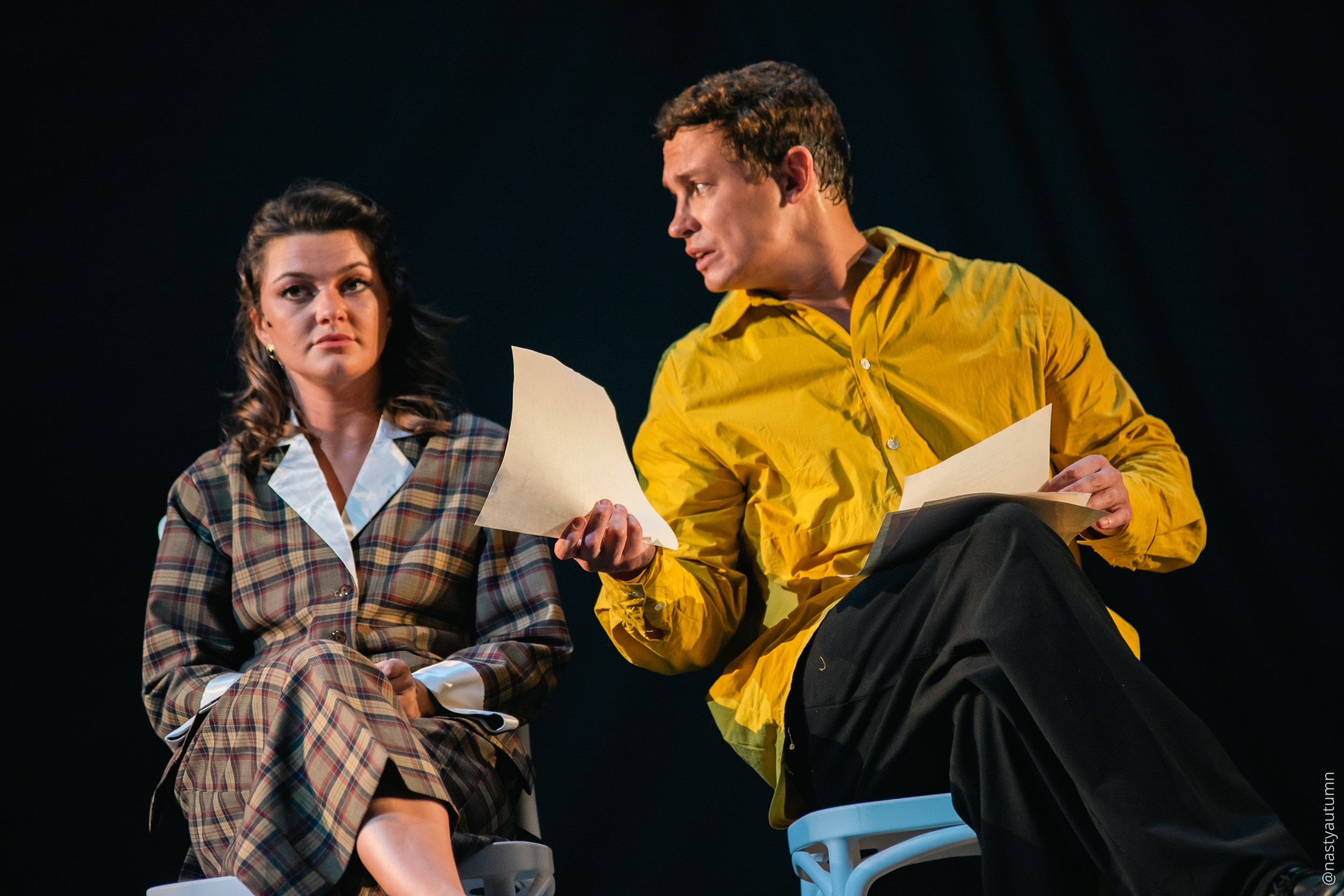 Генеральный прогон «Маяковский. Я сам.». Репортажный и концертный фотограф в Москве Анастасия Осень