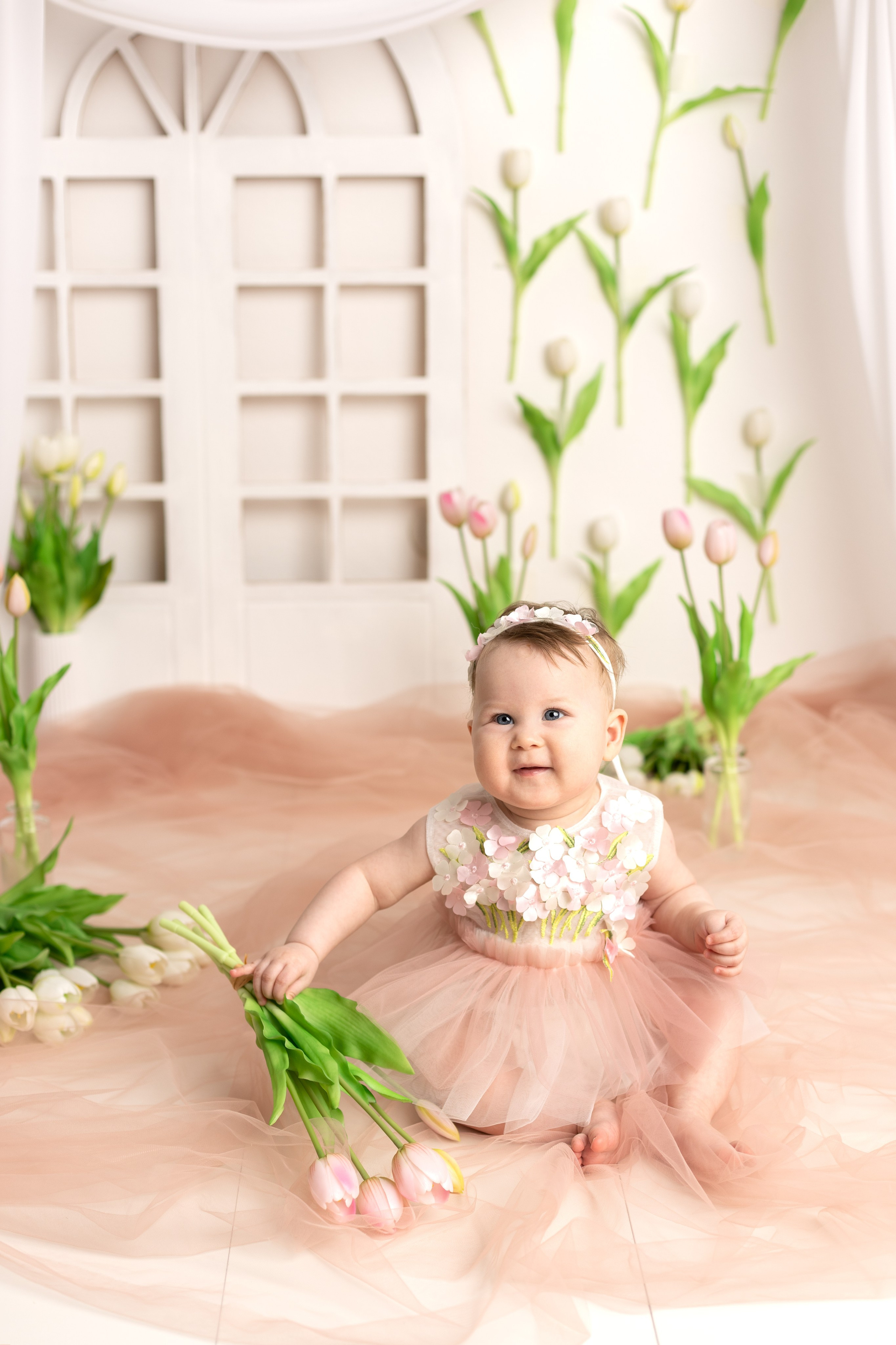 Весенний фотопроект для детей с рождения до года. Фотограф новорожденных, детский фотограф в г. Оренбурге Екатерина Козлова