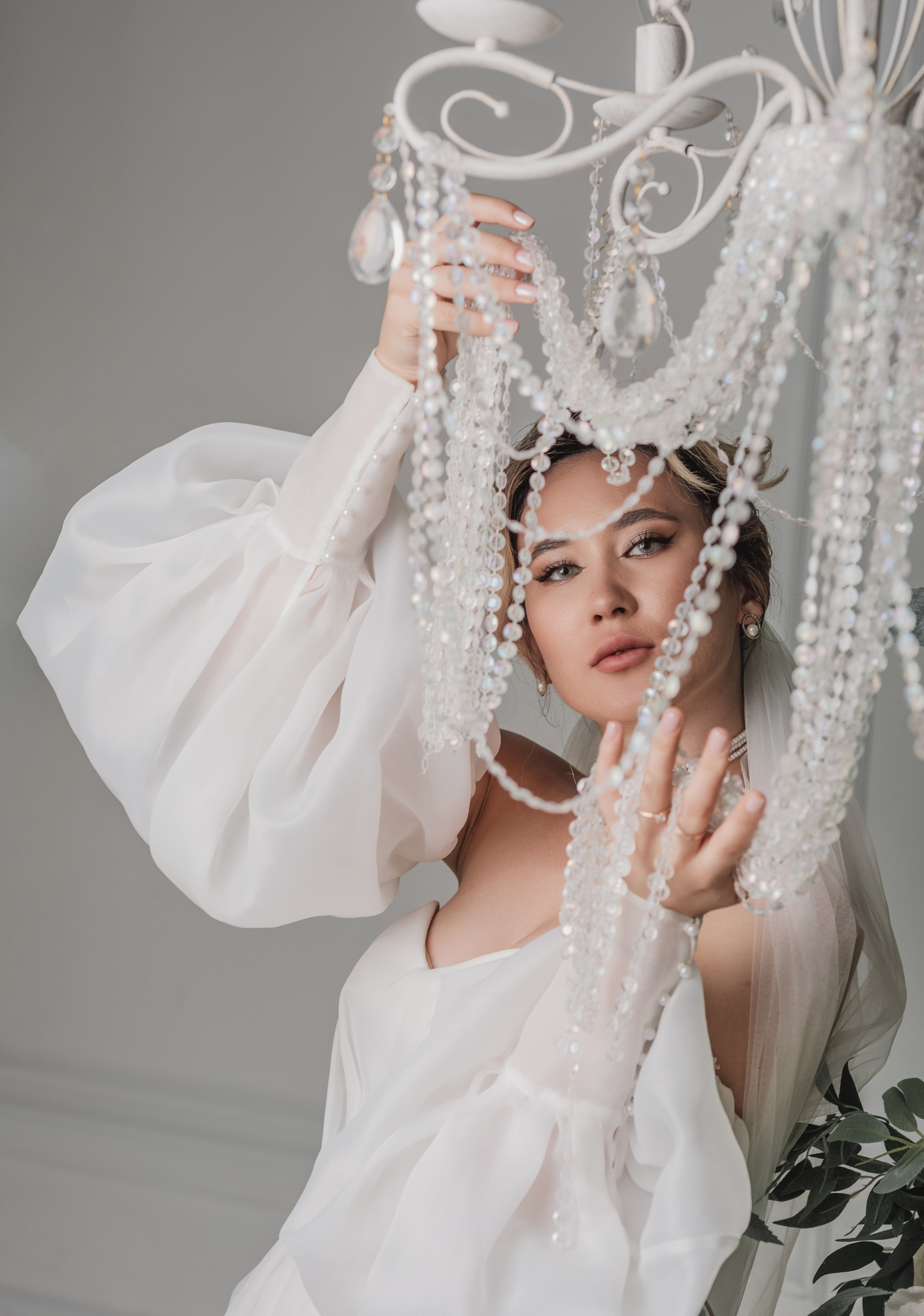 Свадебная фотосессия в фотостудии г. Саратова Яна и Сергей 28.08.2024. Свадебный фотограф, портретный фотограф в Москве и Саратове Оксана Анциферова