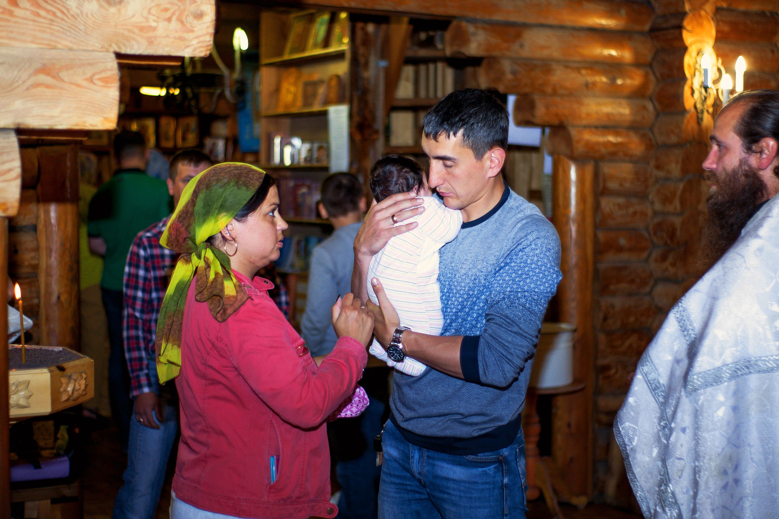 Крещение в храме Александра Невского (Петропавловск-Камчатский, июль 2017). Репортажная съемка в Москве и области. Анималистика