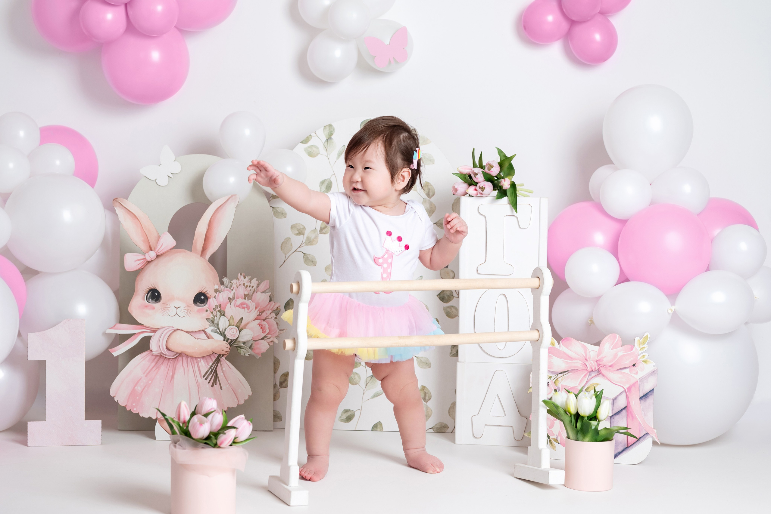 Алине 1 годик. Фотограф новорожденных в Норильске Виктория Шагалиева