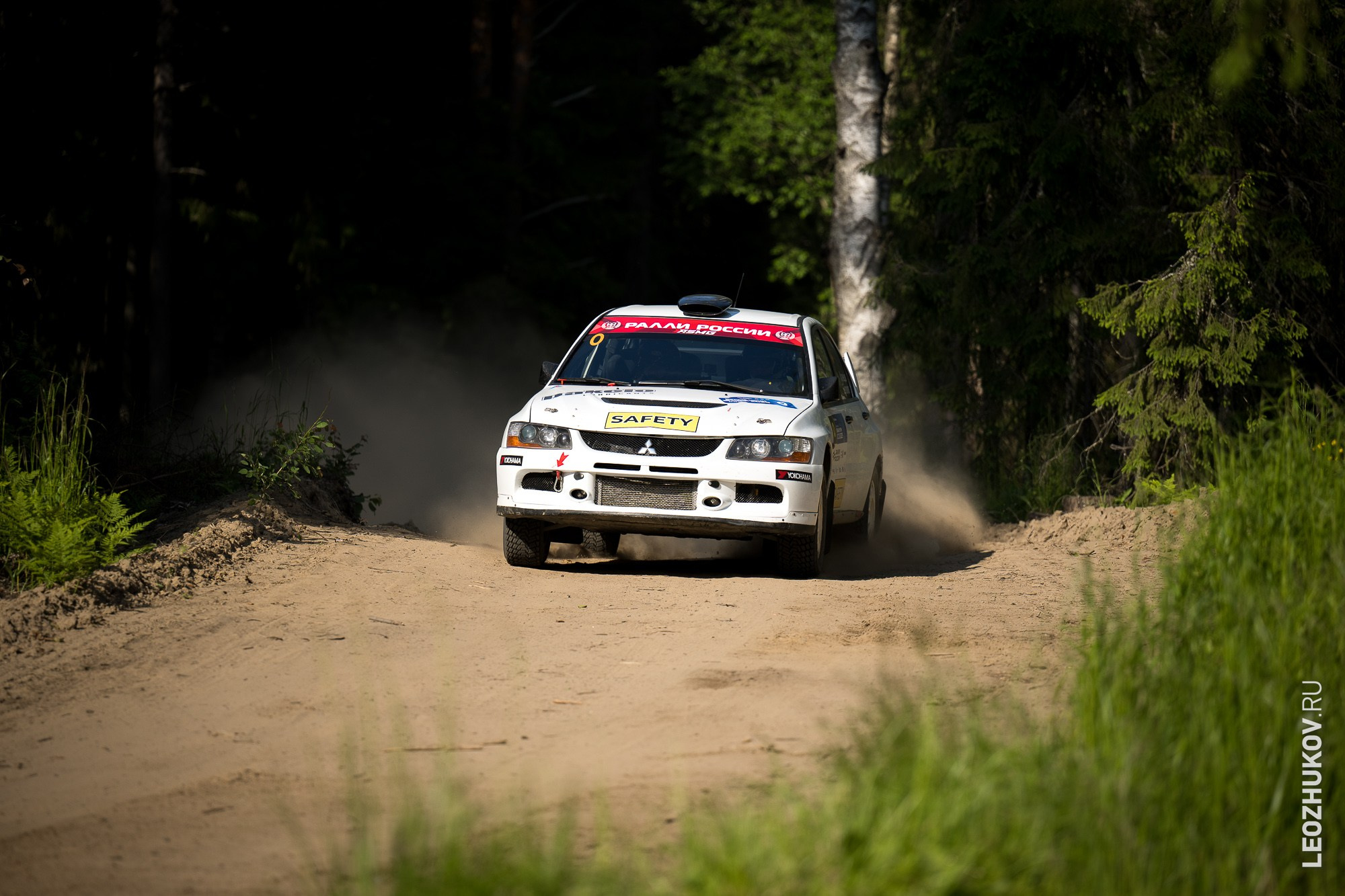 White nights rally 2025. Sports photographer Leonid Zhukov