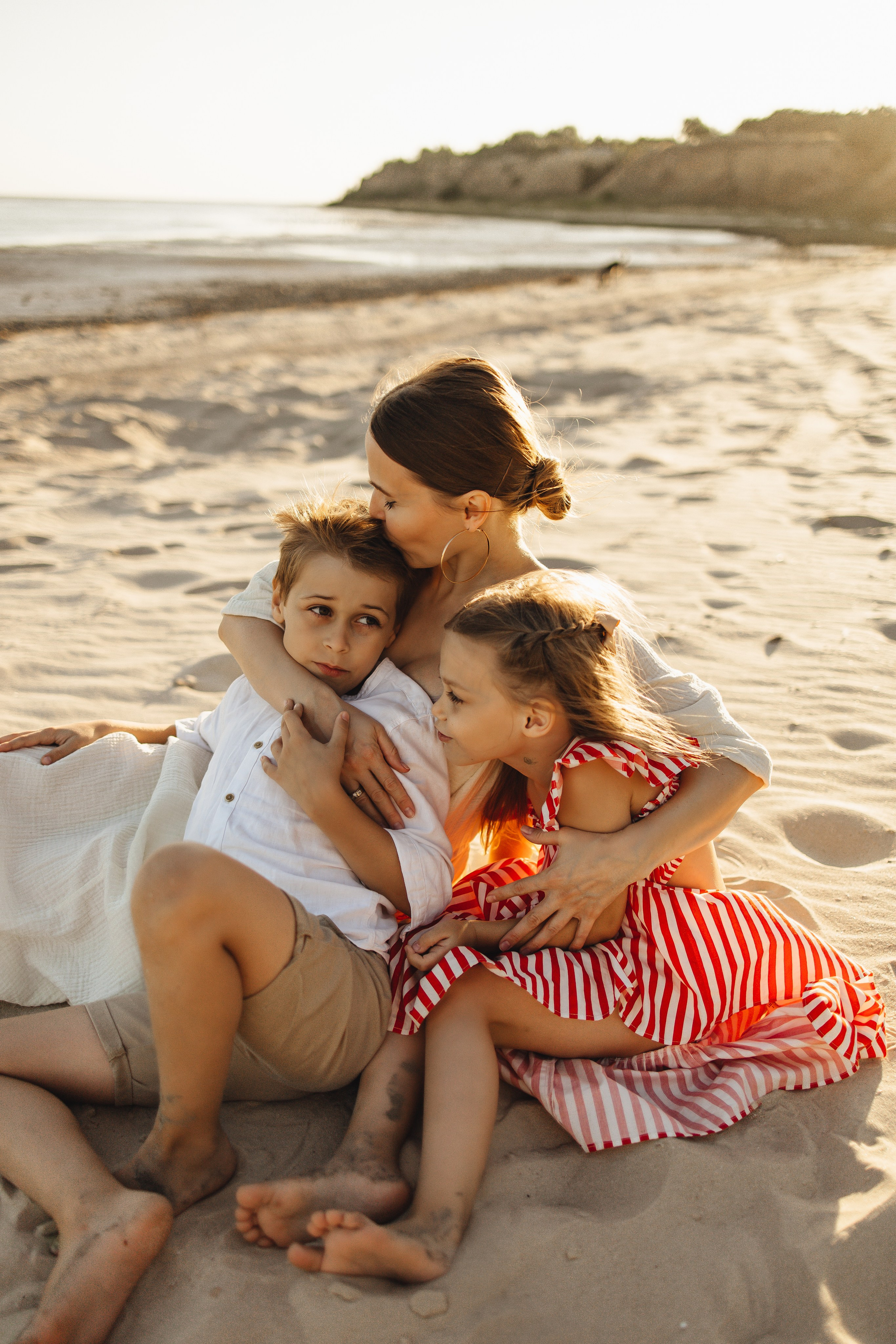 Летняя история на берегу. Семейный и детский фотограф, таганрог, ростов-на-дону