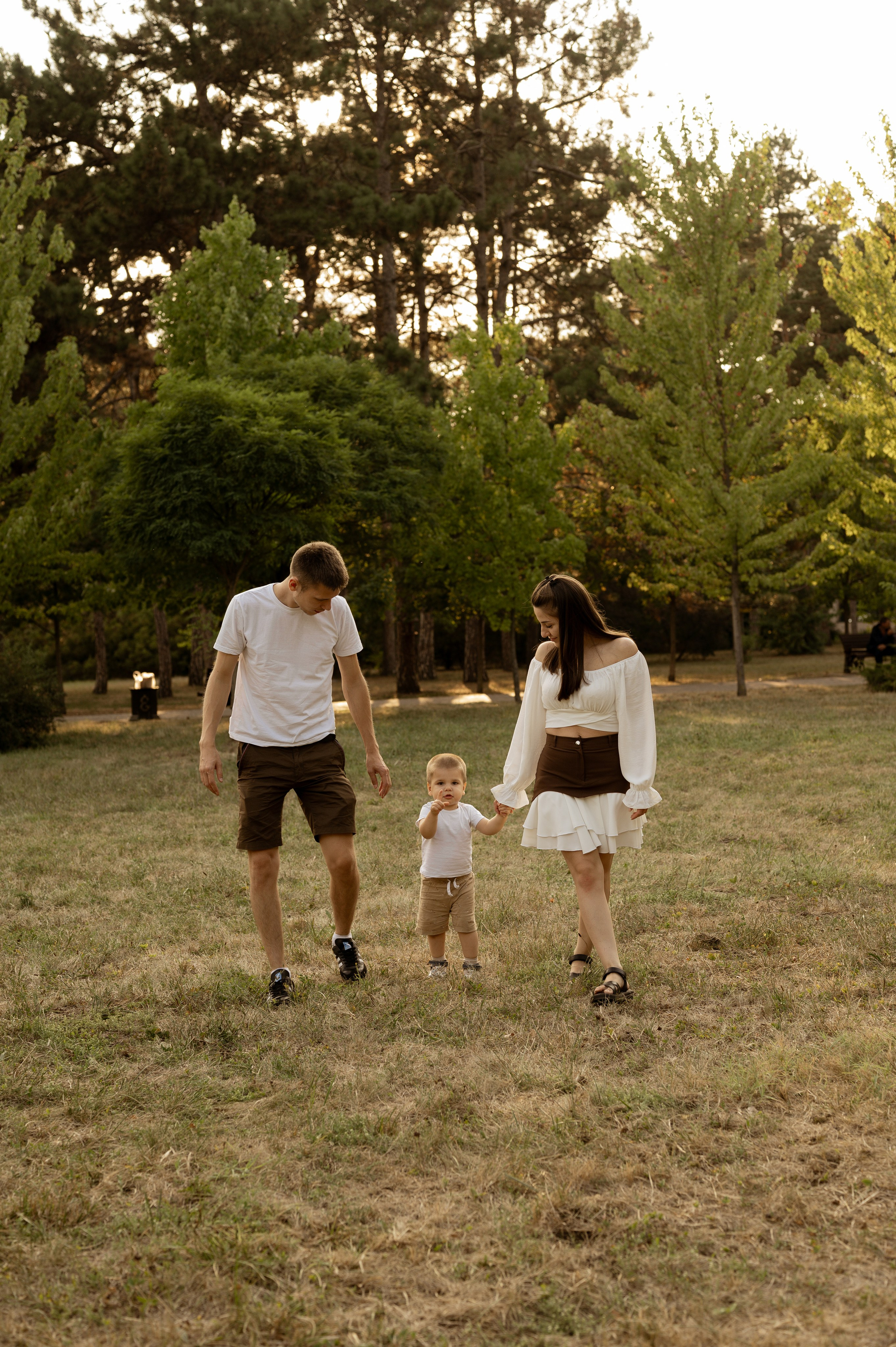 Летняя семейная фотосессия в парке. Свадебный и семейный фотограф в Краснодаре Алина Мельник