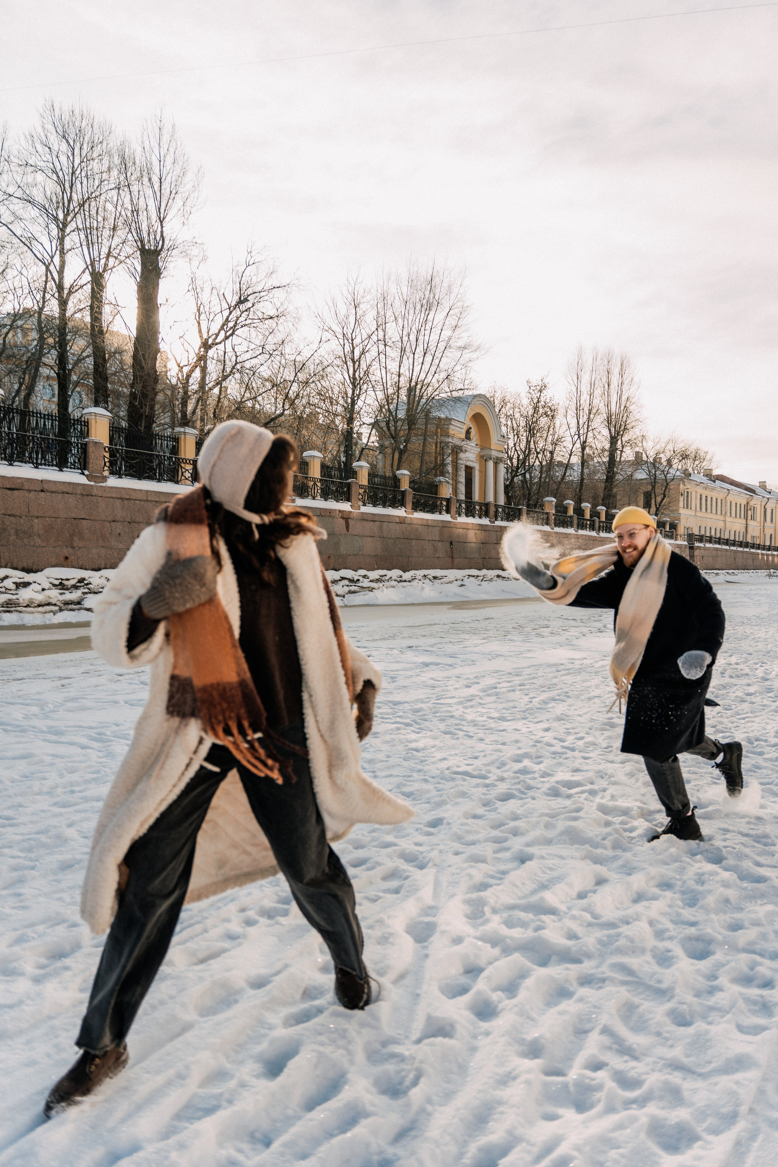 Парная фотосессия в Санкт-Петербурге. Фотосессия на замерзшем льду. Федосова Елизавета - фотограф Санкт-Петербург. fedosova__ph