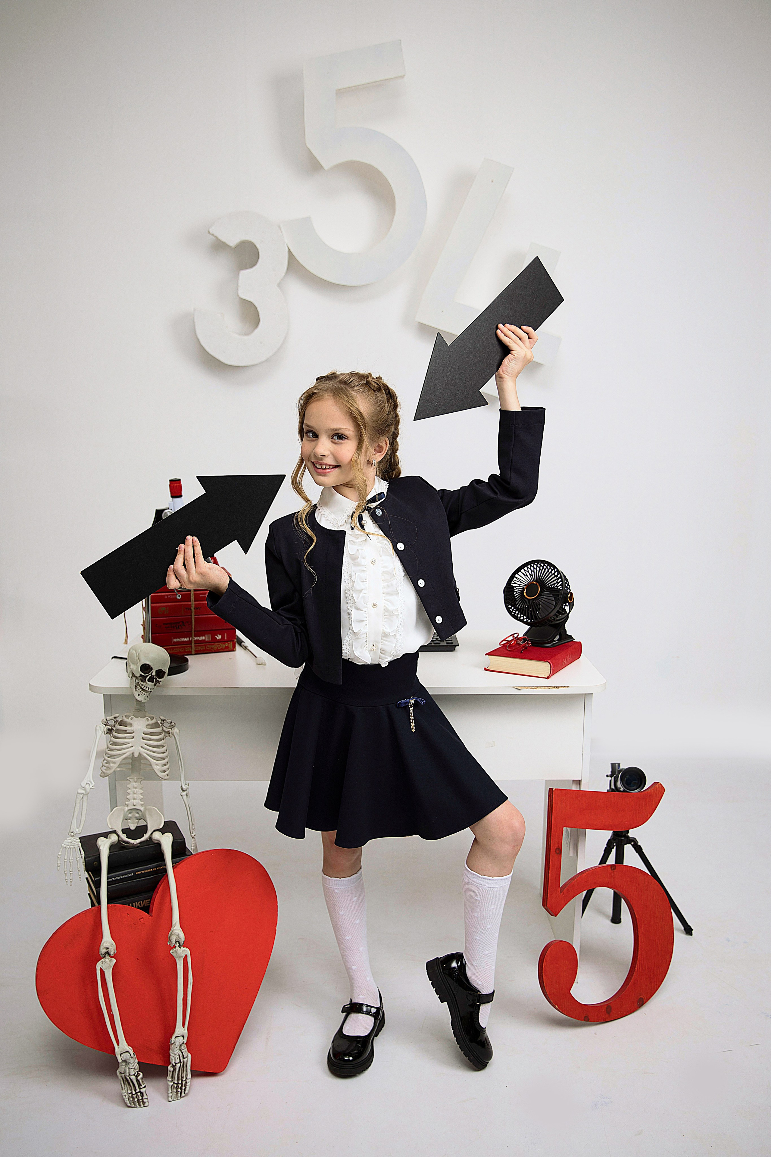 Школьница. Детский школьный фотограф в Кемерово Зиновьева Екатерина