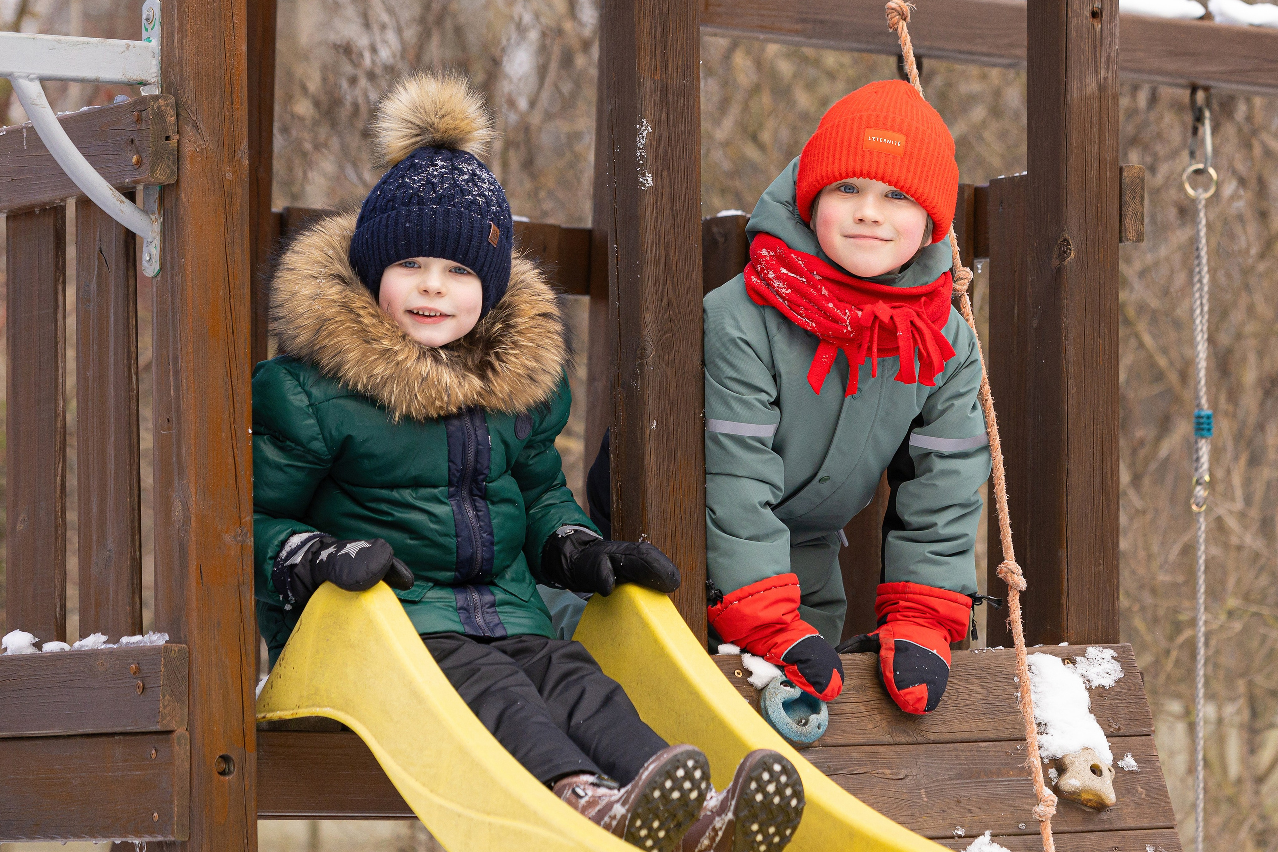 Зима в детском саду. Свадебный, семейный, детский фотограф в Санкт-Петербурге