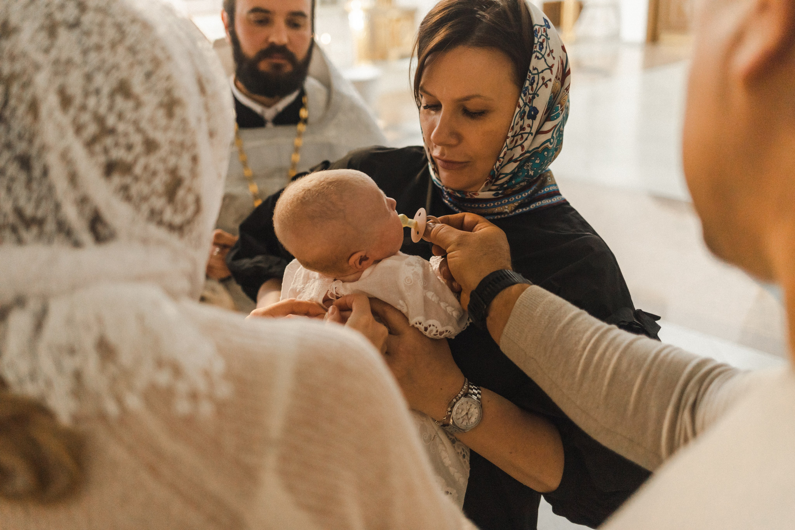 Крещение Стефании. Семейный фотограф в Москве