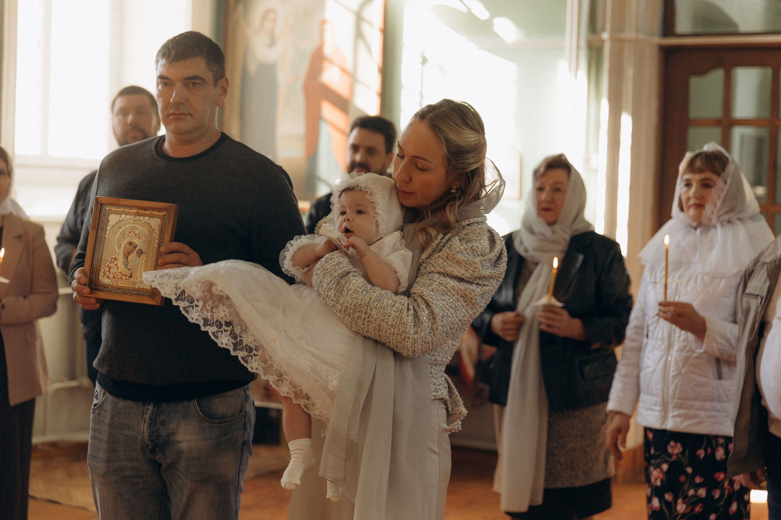 Крещение. Станица Кавказская. Свято-Троицкий храм. Свадебный фотограф Кропоткин Краснодар