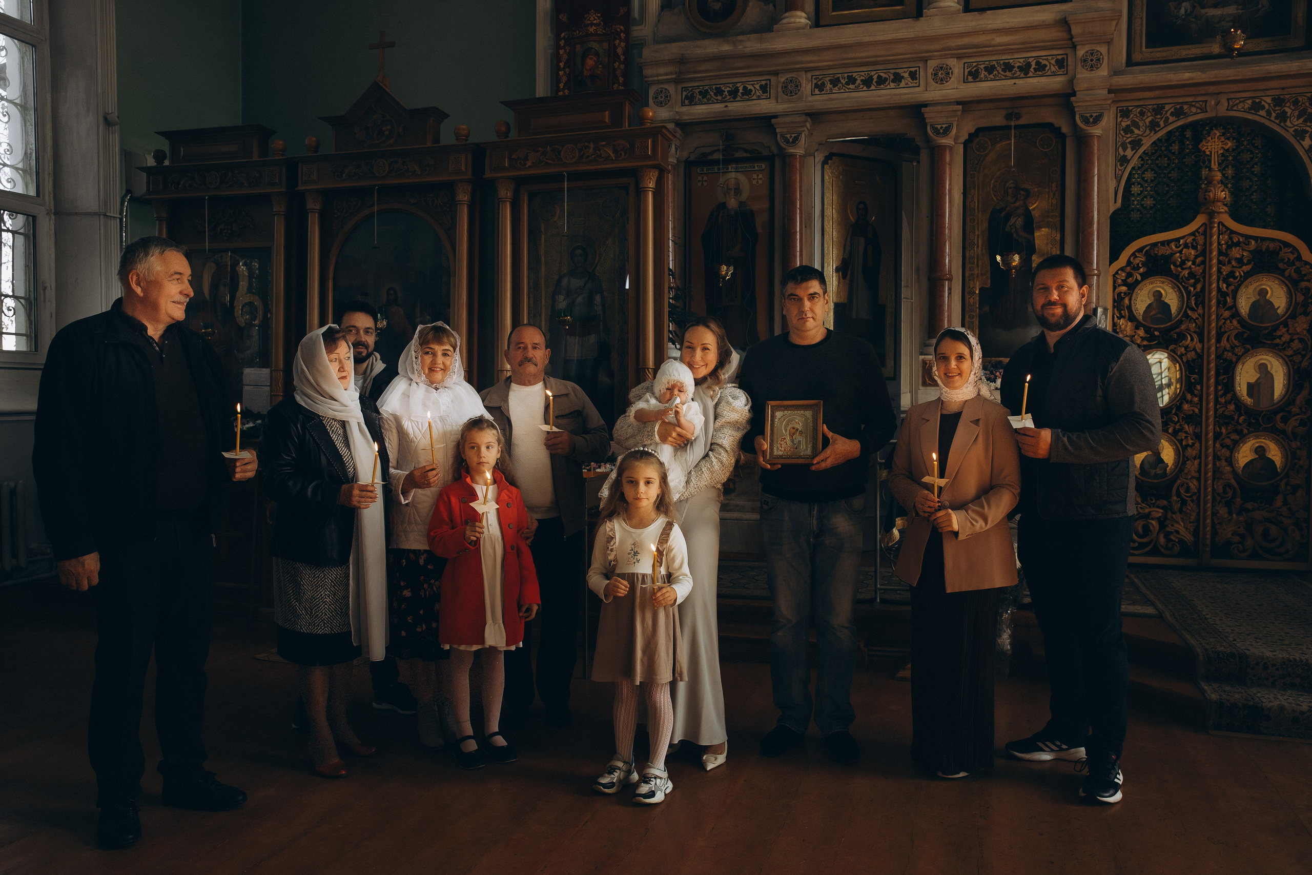 Крещение. Станица Кавказская. Свято-Троицкий храм. Свадебный фотограф Кропоткин Краснодар