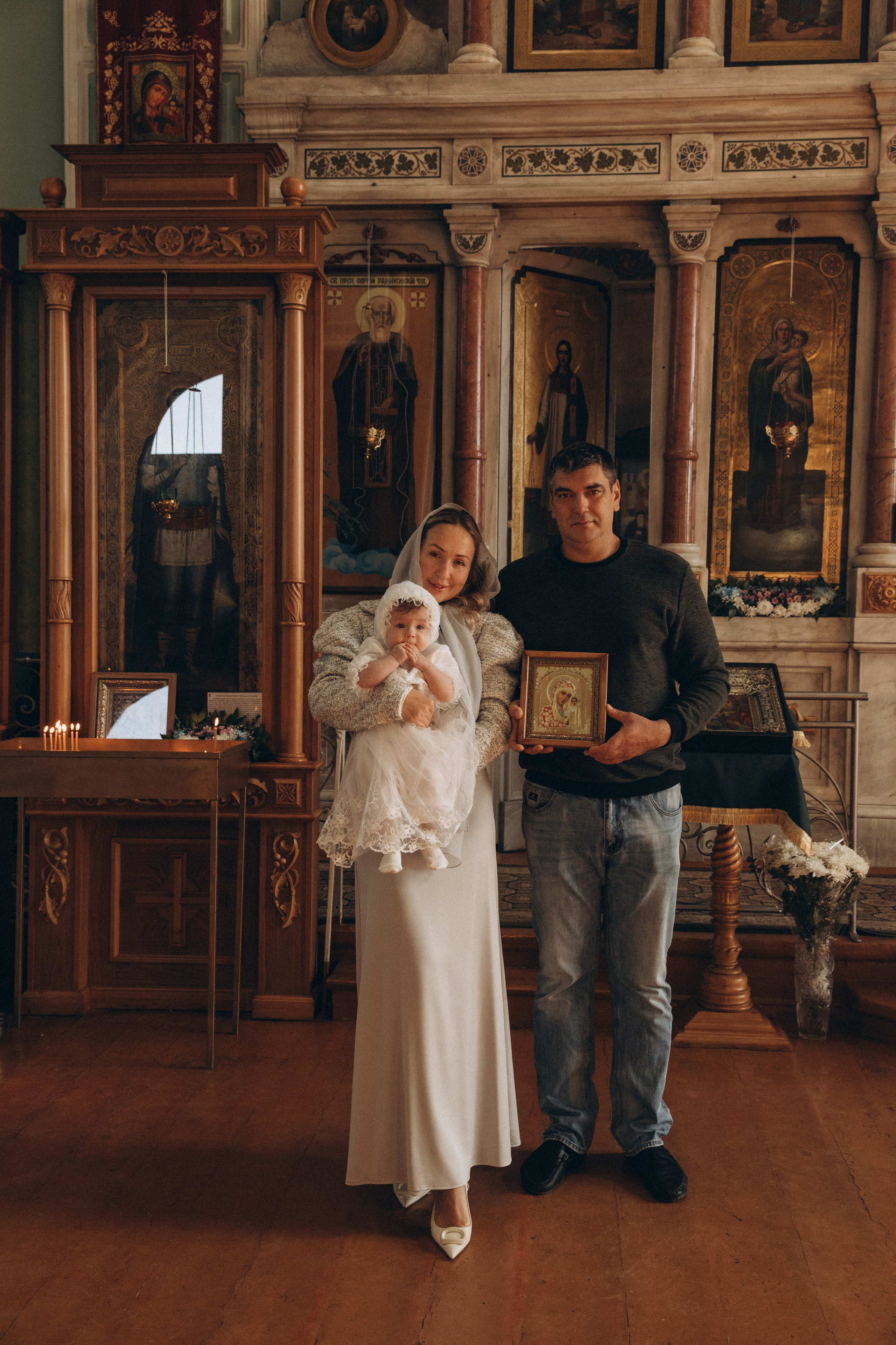 Крещение. Станица Кавказская. Свято-Троицкий храм. Свадебный фотограф Кропоткин Краснодар