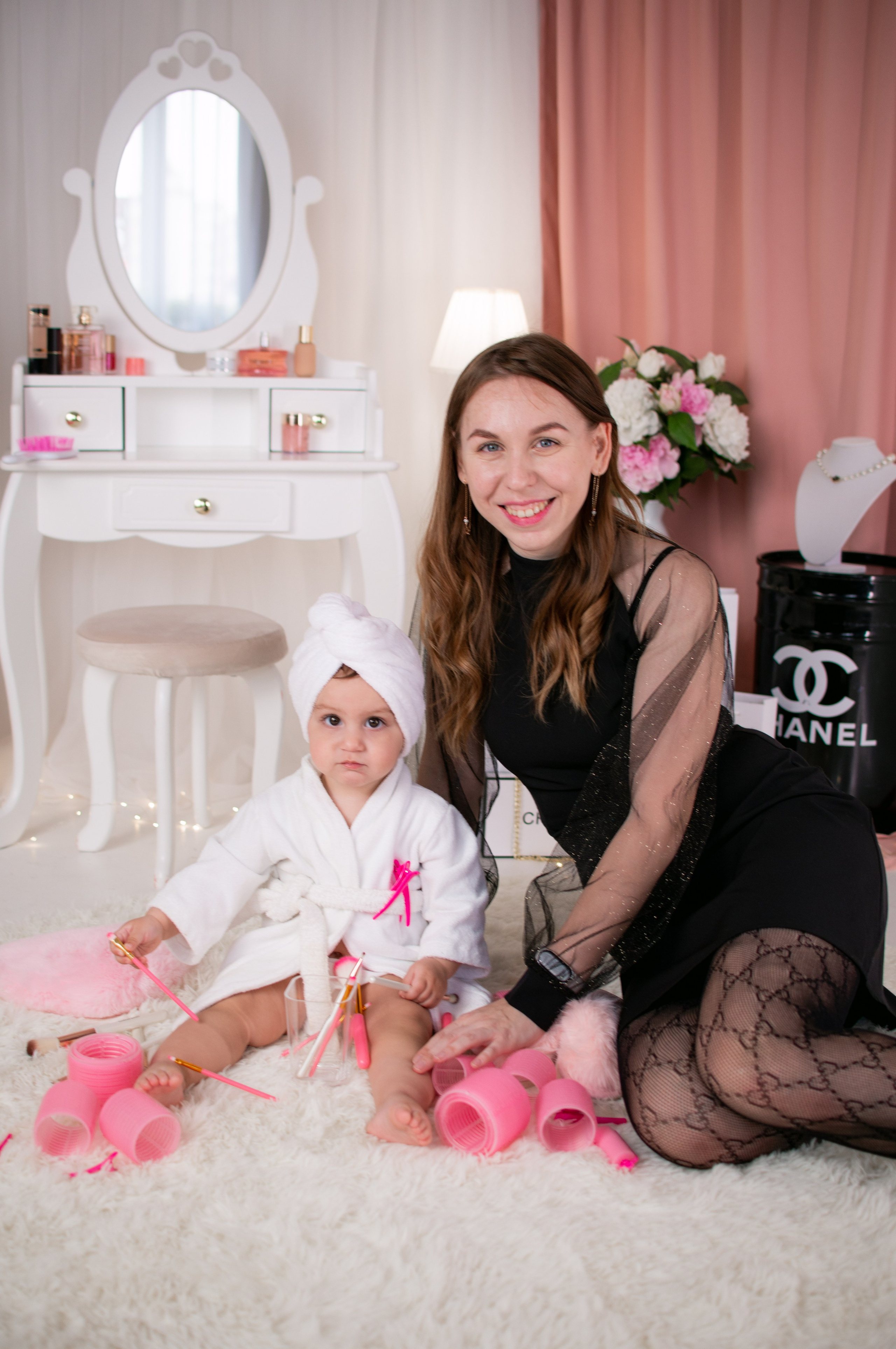 Анонс первых кадров с фотопроекта «Шанель» для Эмилии. Фотограф новорожденных Краснодар Малышенко Надежда