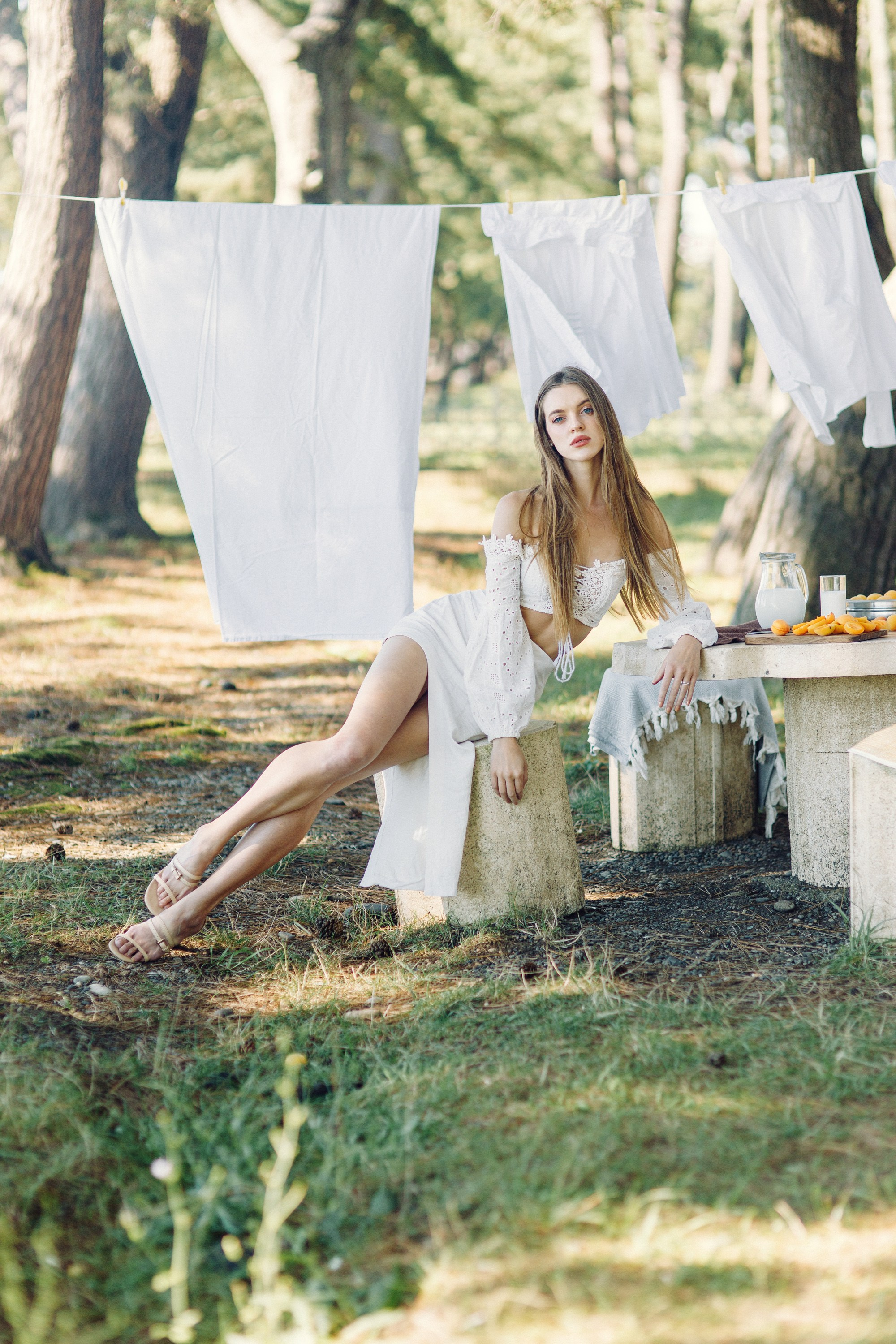 Фотосессия с абрикосами в Батуми