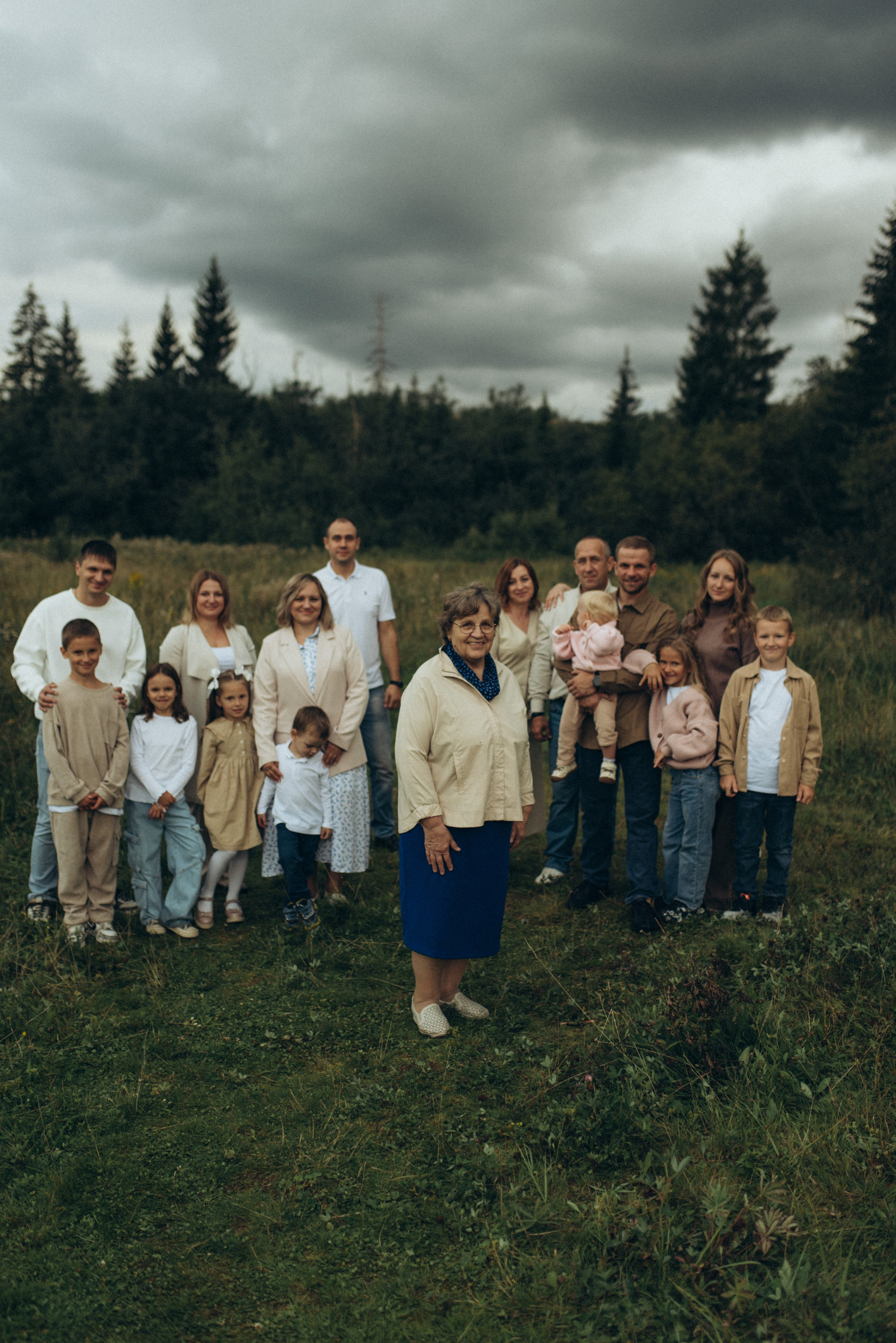 Большая семейная съемка. Семейный фотограф в Москве Екатерина Север