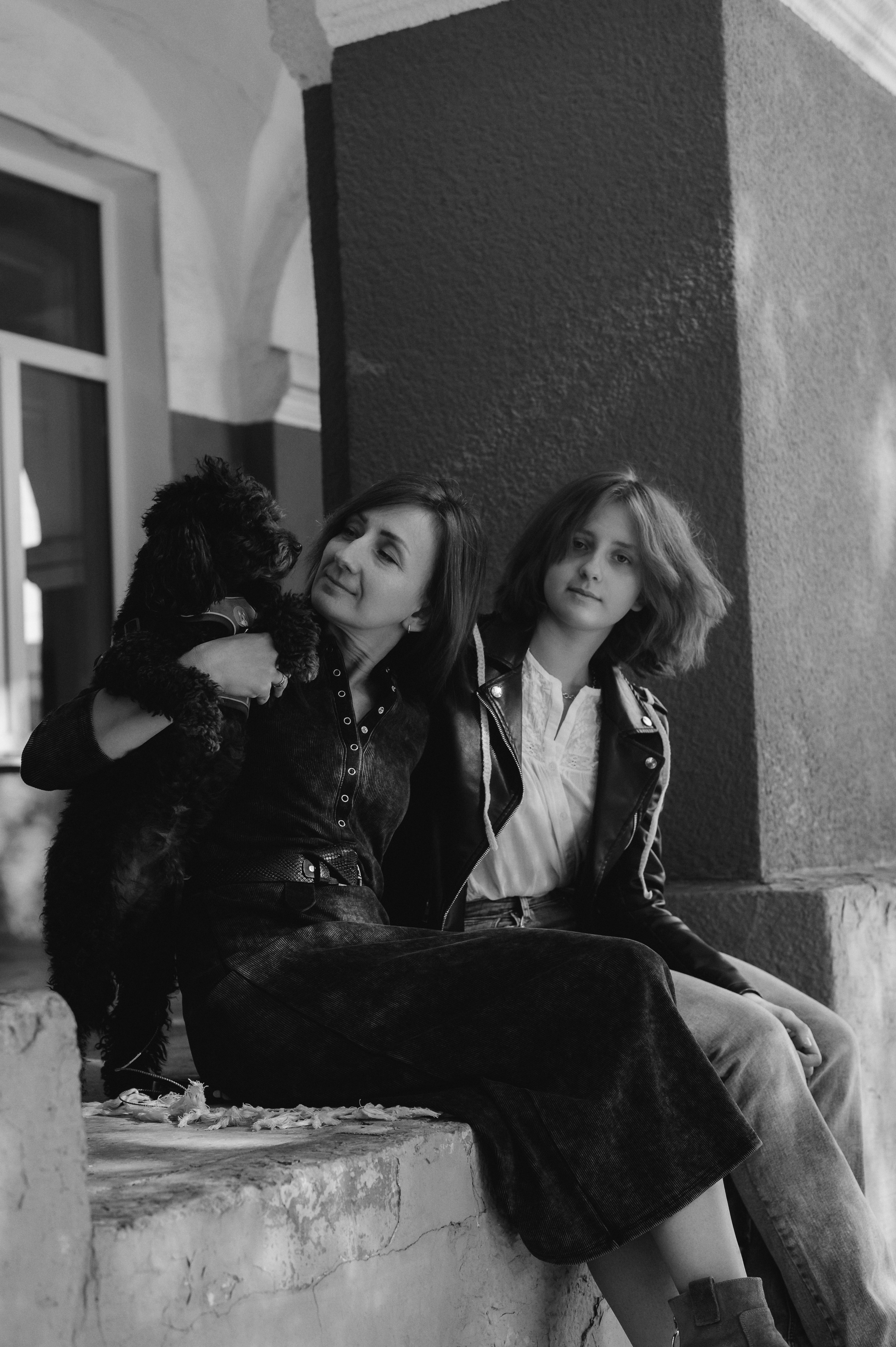 Осенние приключения Чарлика и его хозяек. Фотограф Мария Стрелкова