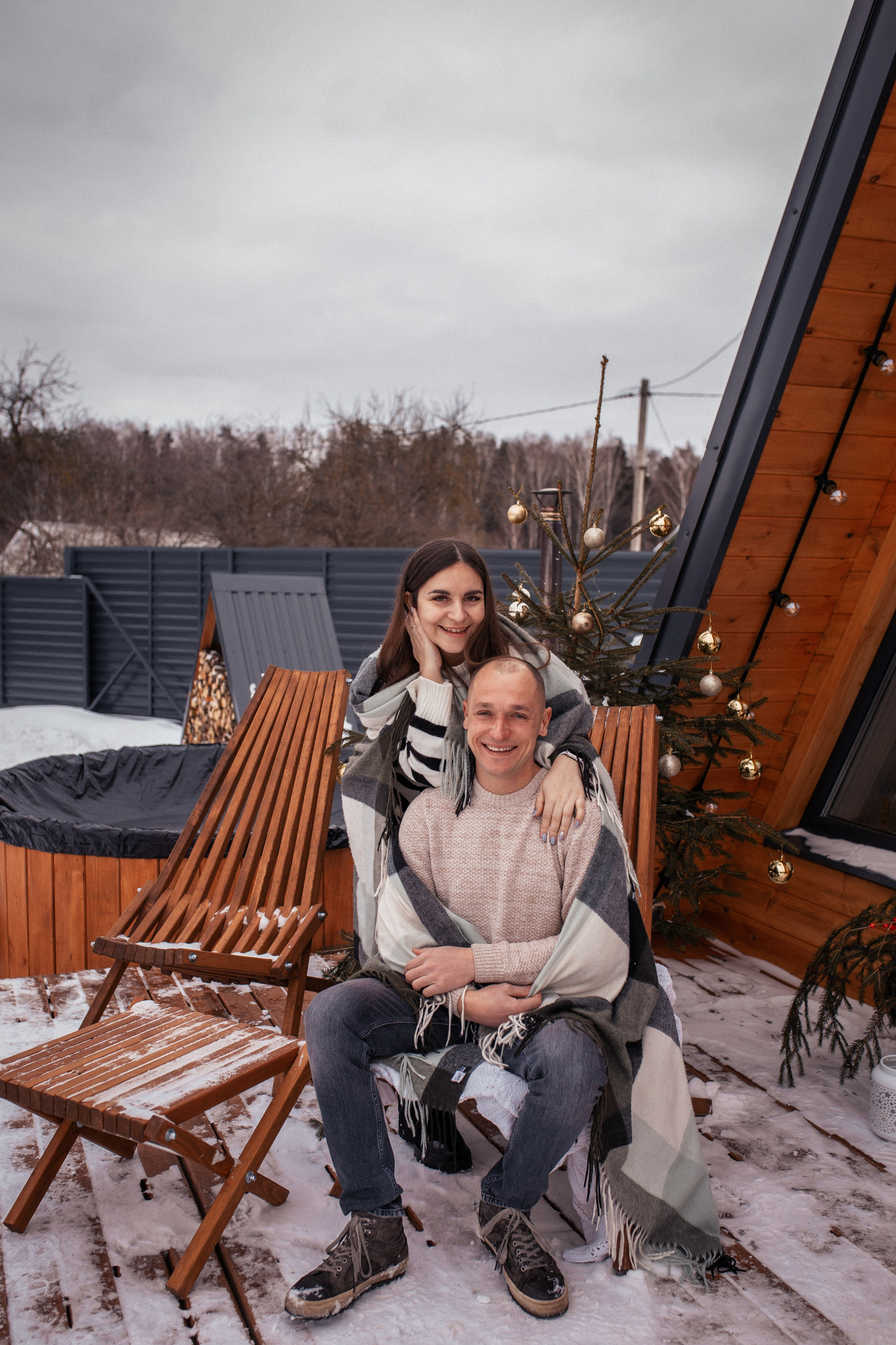 Мария с семьёй