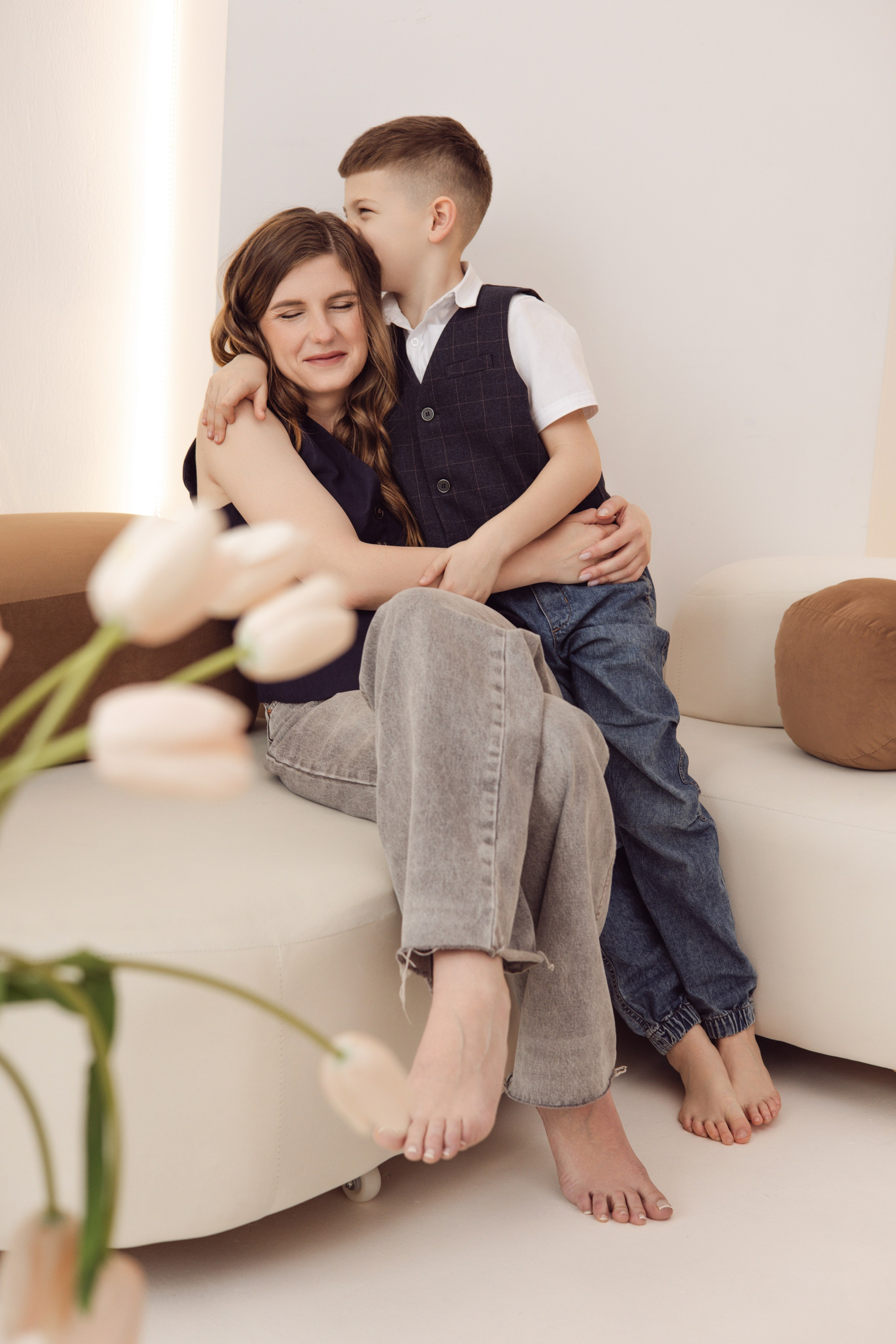 Вика с мамой. Портретный, свадебный, репортажный фотограф во Владивостоке Юлиана Джули Фокс