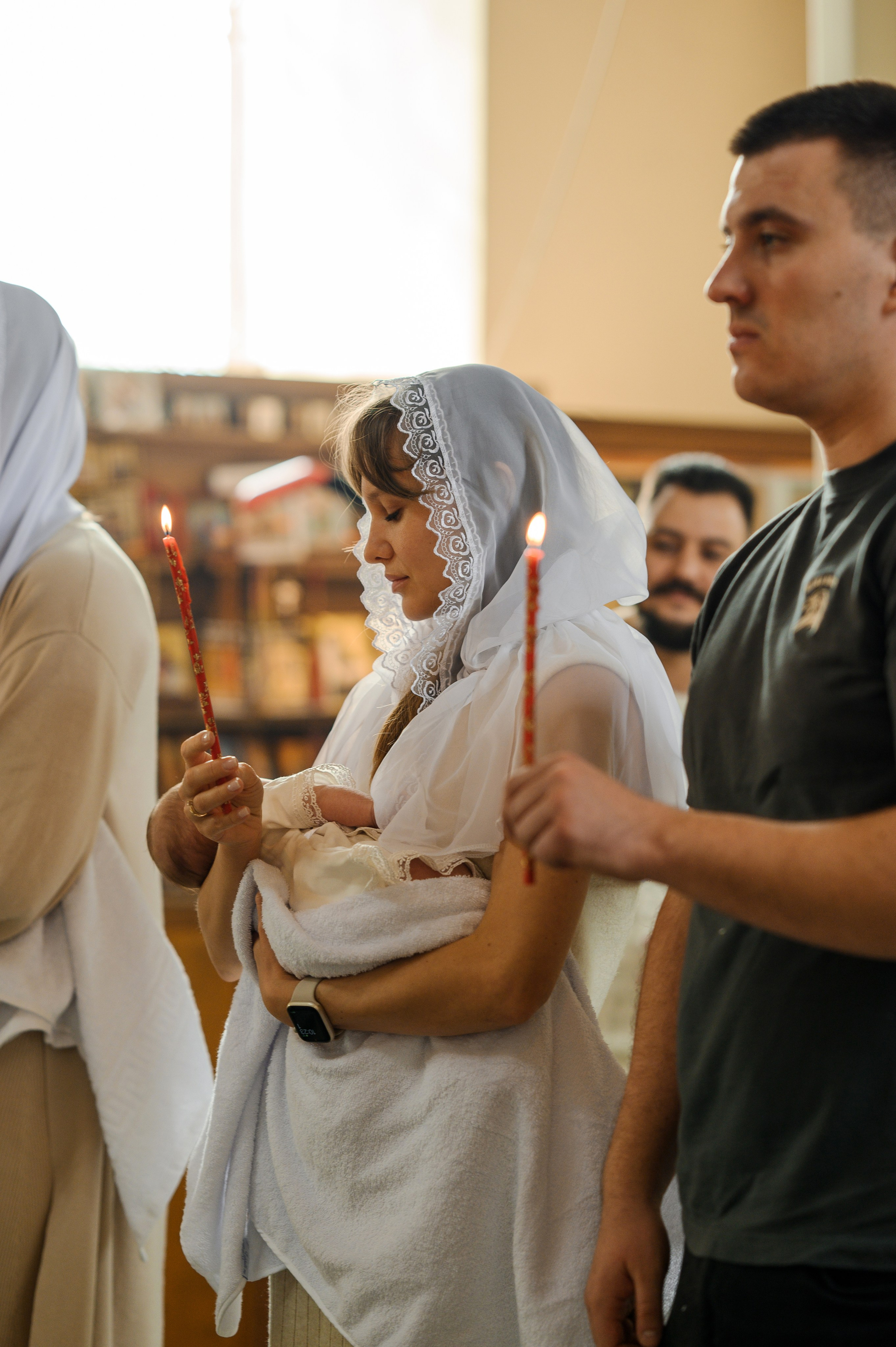 Крещение Евы и Софии. Храм Сергия Радонежского (Соловцовка). Свадебный и семейный Фотограф в Пензе Татьяна Лапоногова