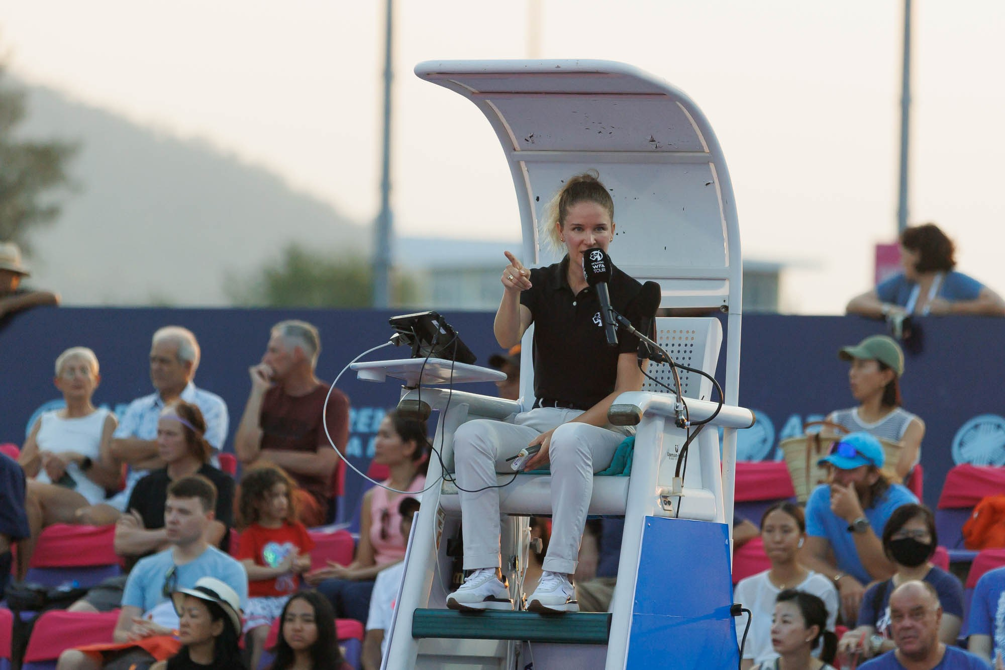 Спортивный фотограф Сергей Иванов — теннисный судья на вышке